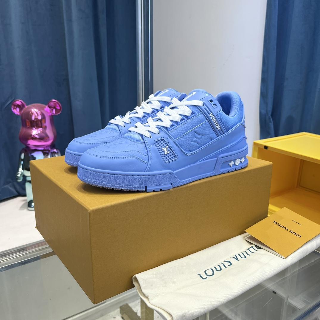 Louis Vuitton Trainer Sneaker (Upon UK Size) - FashionPlug