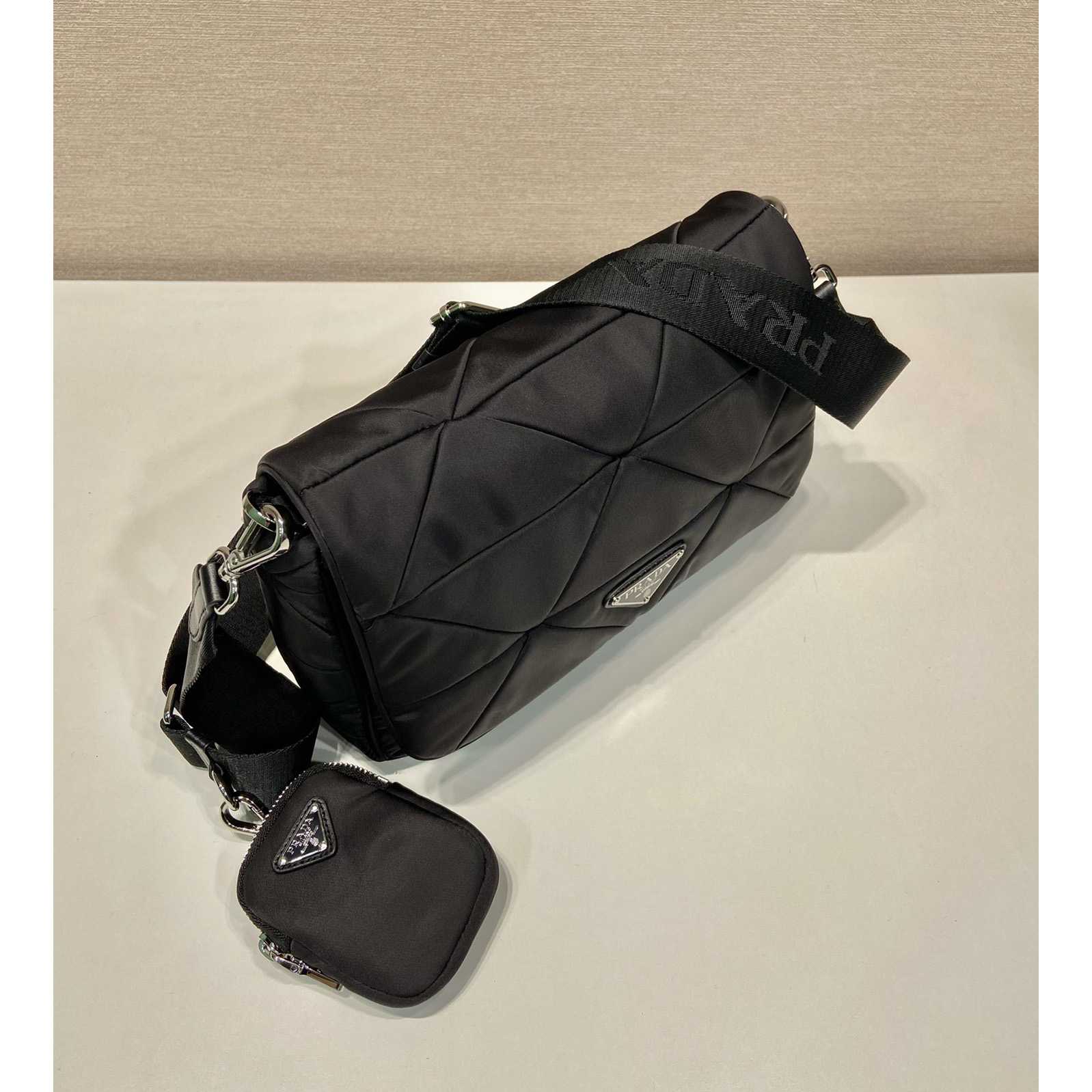 Prada Padded Re-Nylon Shoulder Bag - FashionPlug