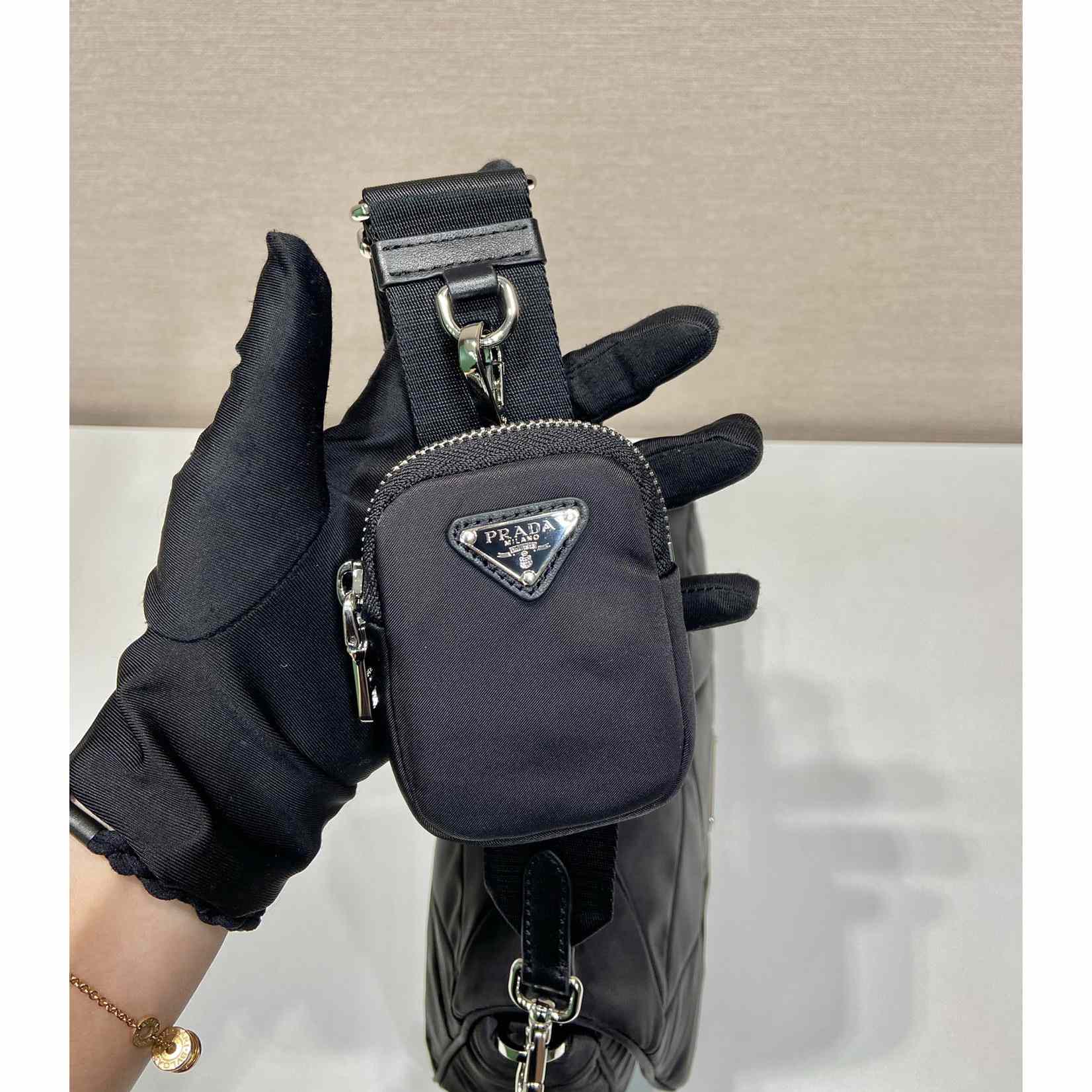Prada Padded Re-Nylon Shoulder Bag - FashionPlug