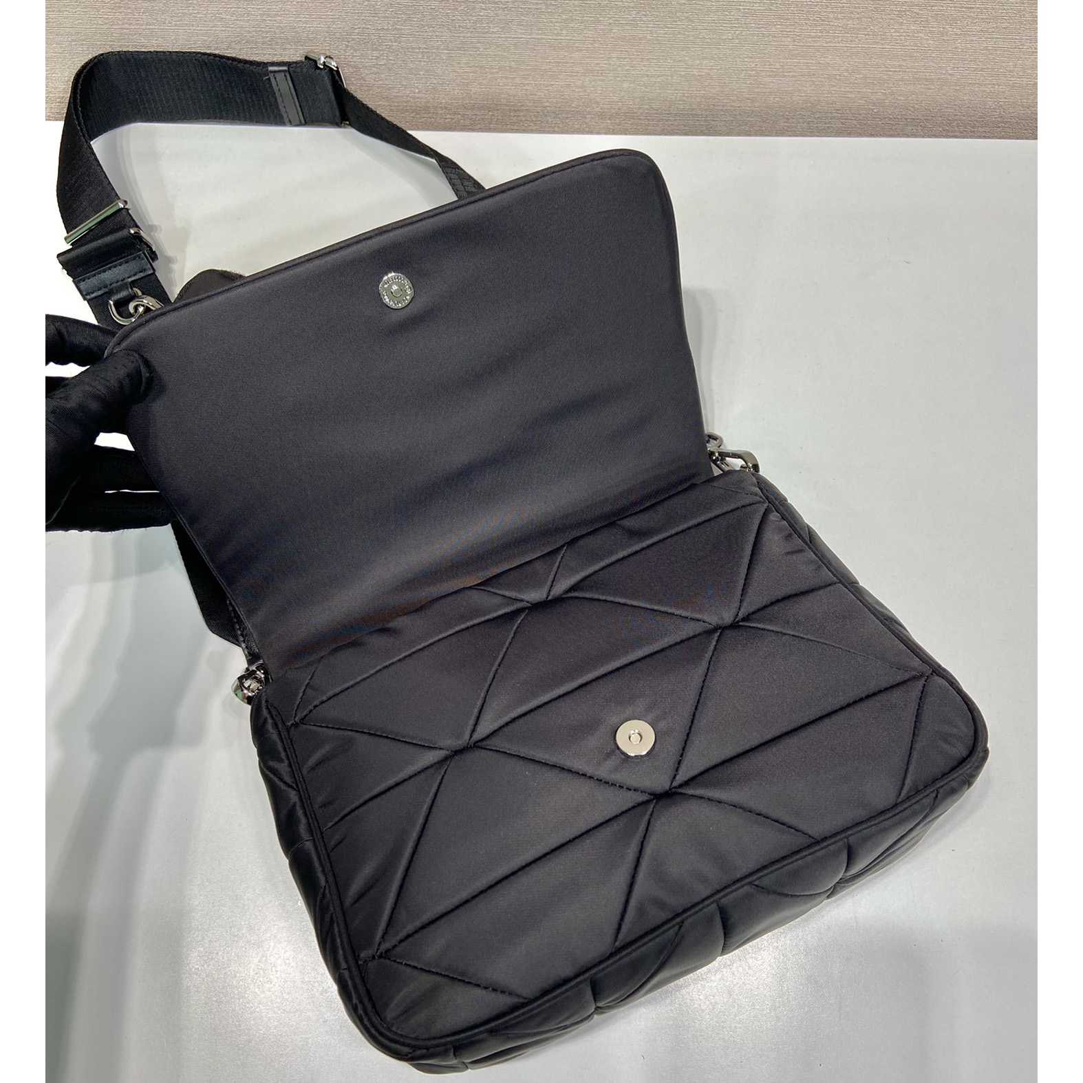 Prada Padded Re-Nylon Shoulder Bag - FashionPlug