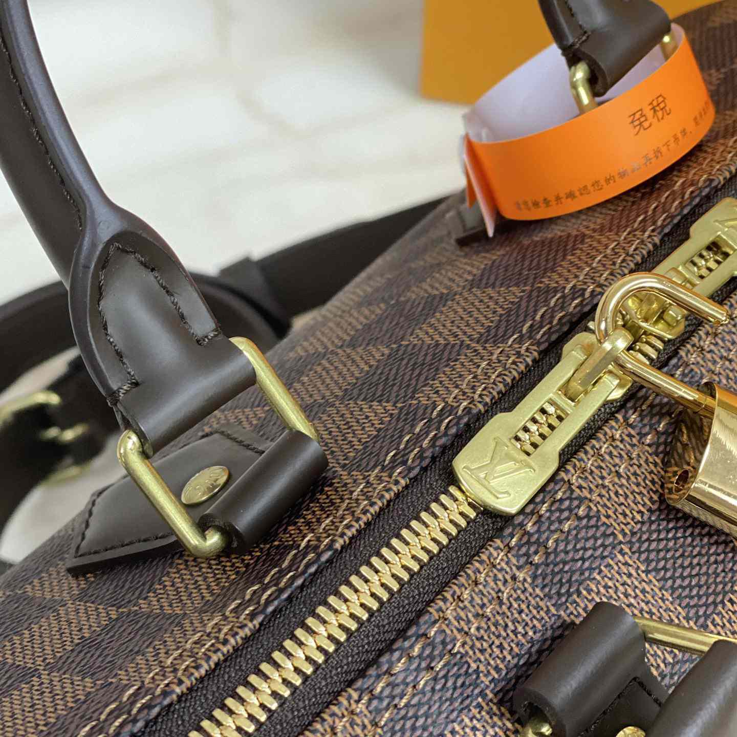 Louis Vuitton Speedy Bandouliere Bag Damier 25 - FashionPlug