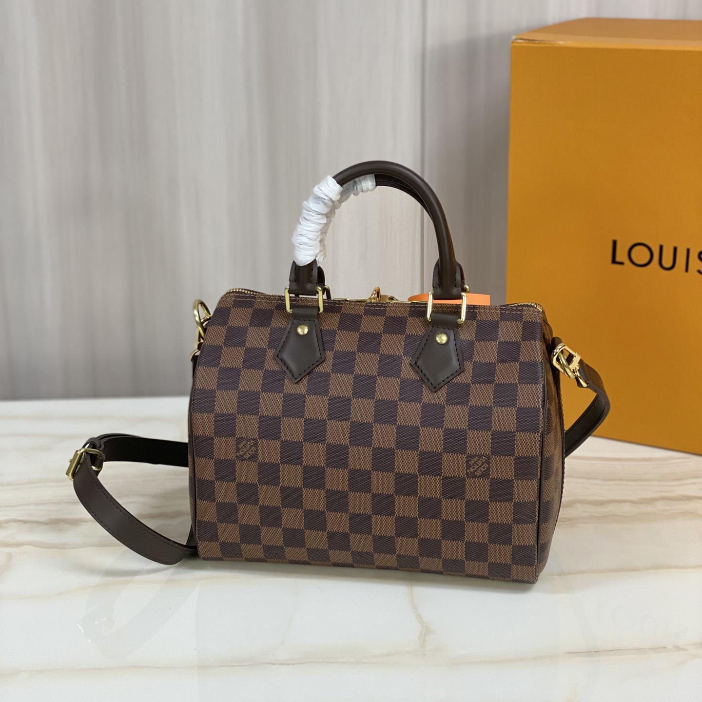 Louis Vuitton Speedy Bandouliere Bag Damier 25 - FashionPlug