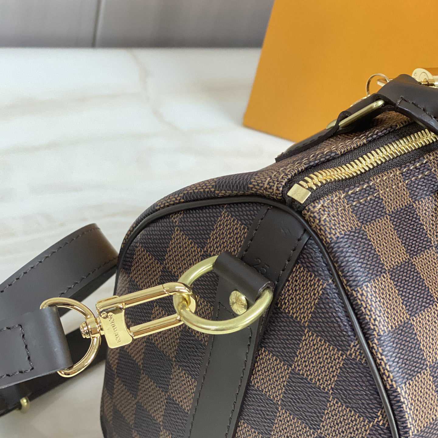 Louis Vuitton Speedy Bandouliere Bag Damier 25 - FashionPlug