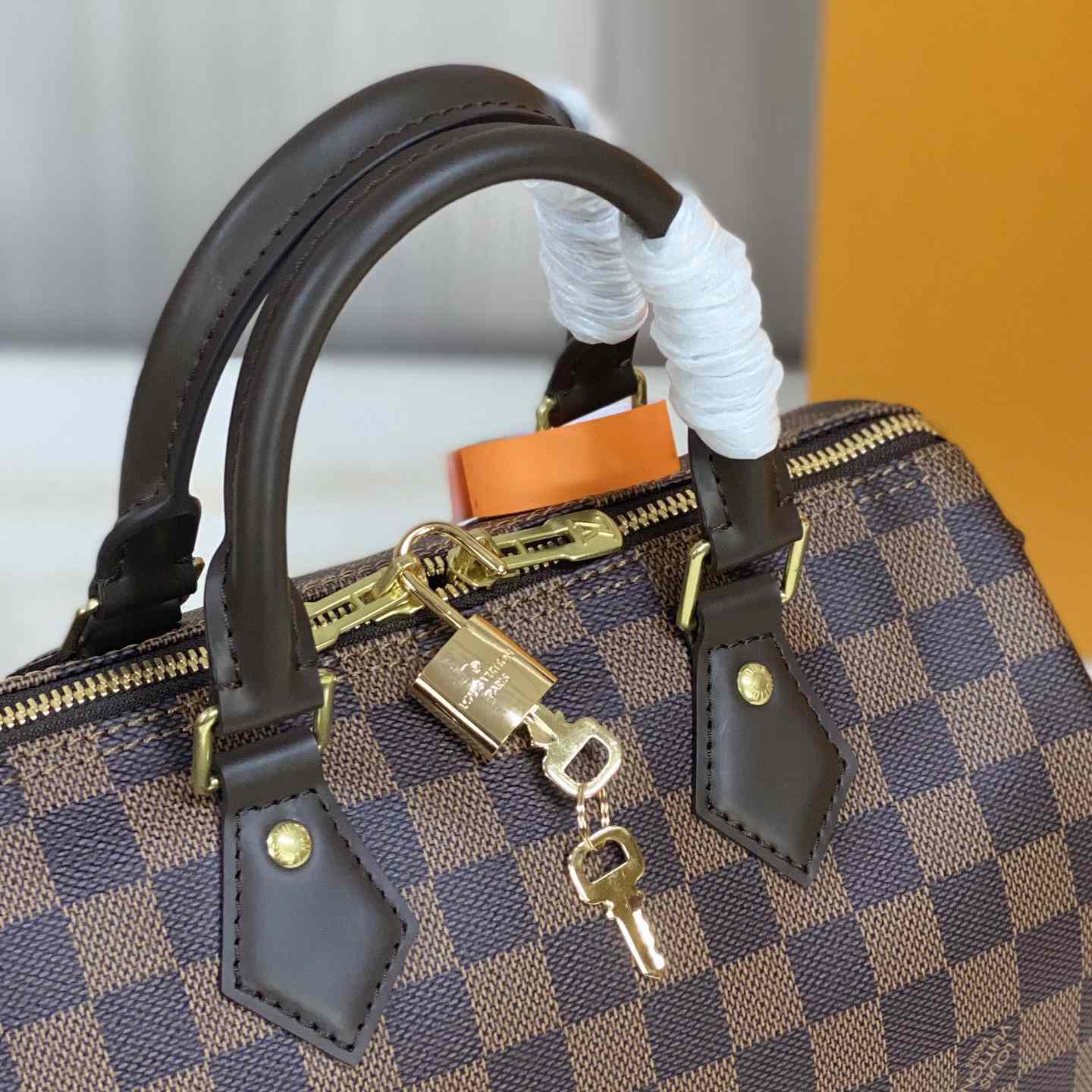 Louis Vuitton Speedy Bandouliere Bag Damier 25 - FashionPlug