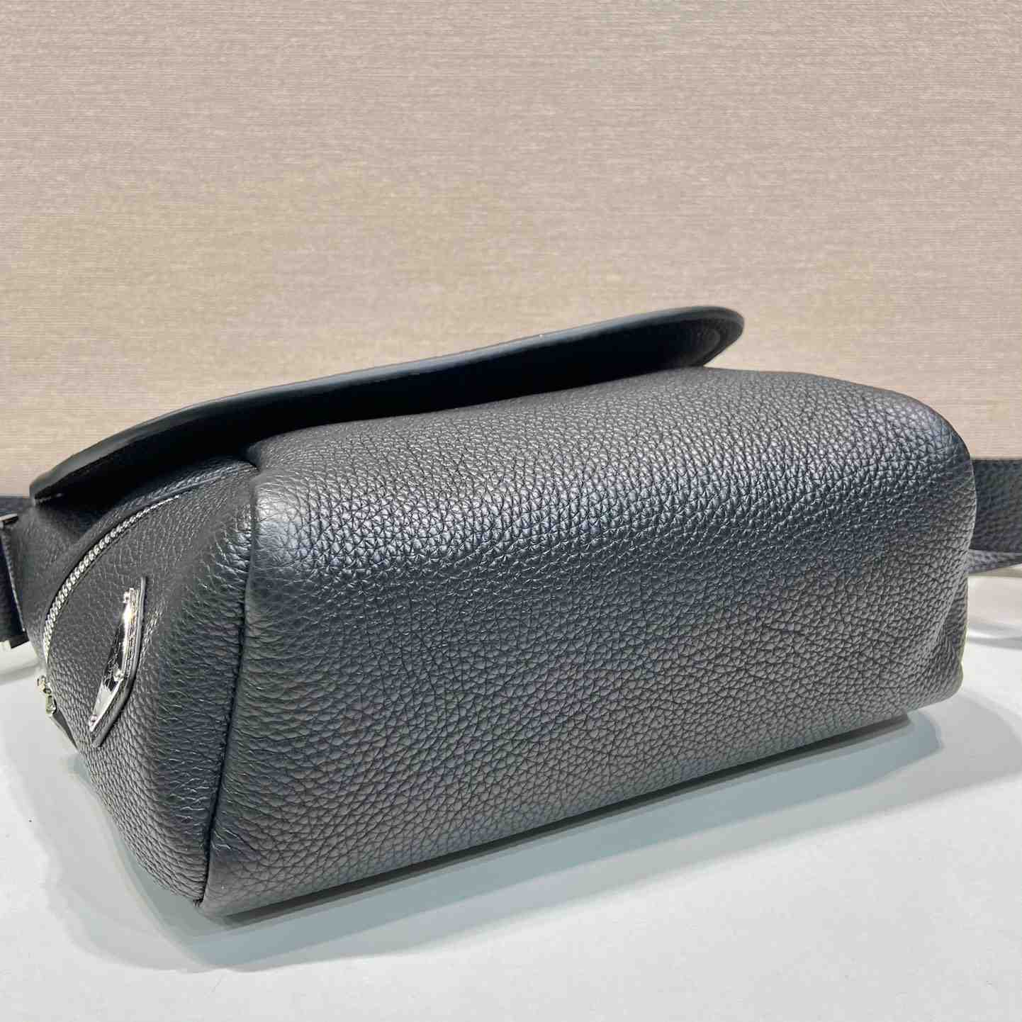 Prada Leather Bag With Shoulder Strap - FashionPlug