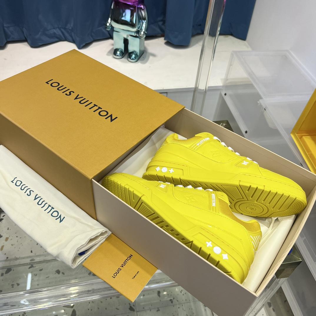 Louis Vuitton Trainer Sneaker (Upon UK Size) - FashionPlug