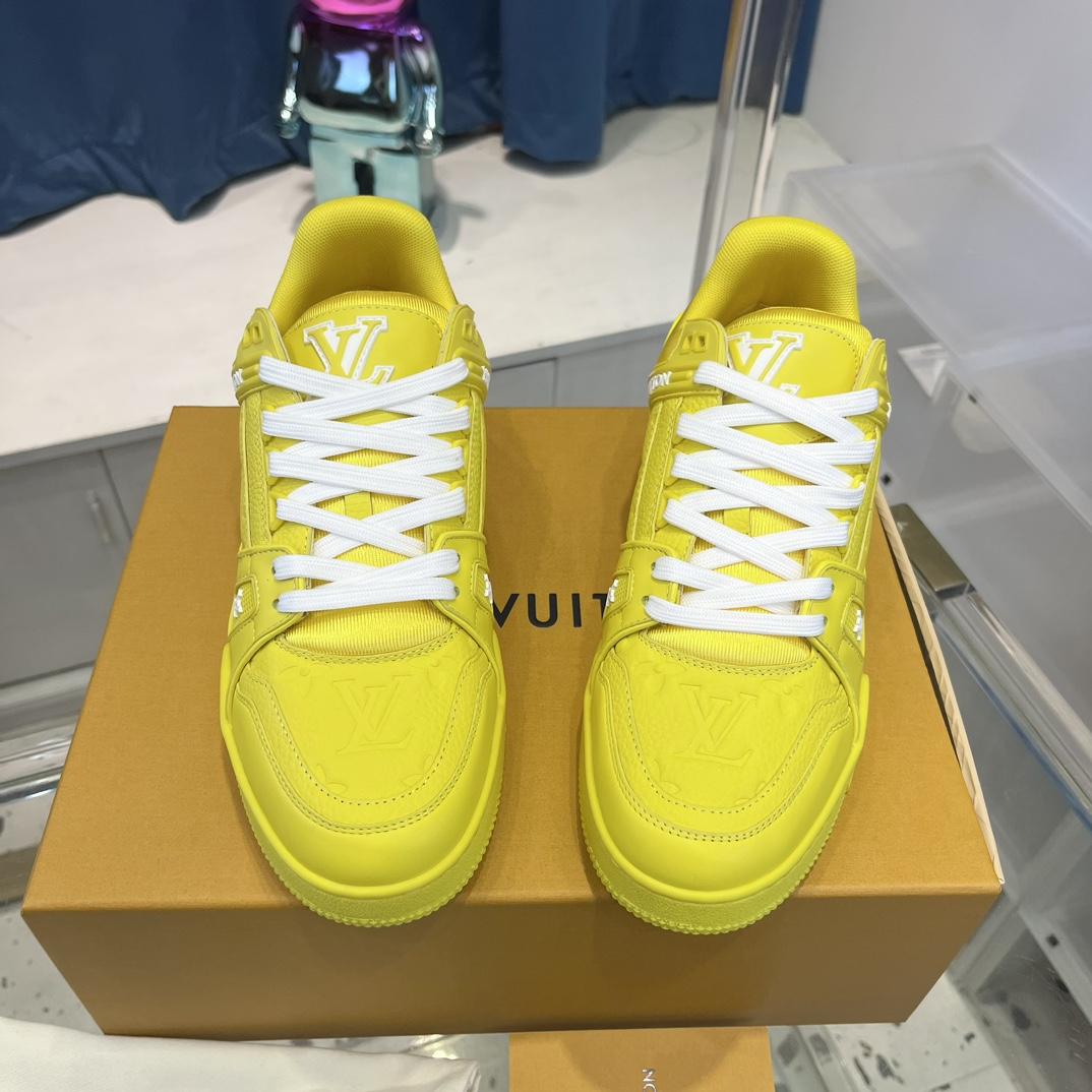 Louis Vuitton Trainer Sneaker (Upon UK Size) - FashionPlug