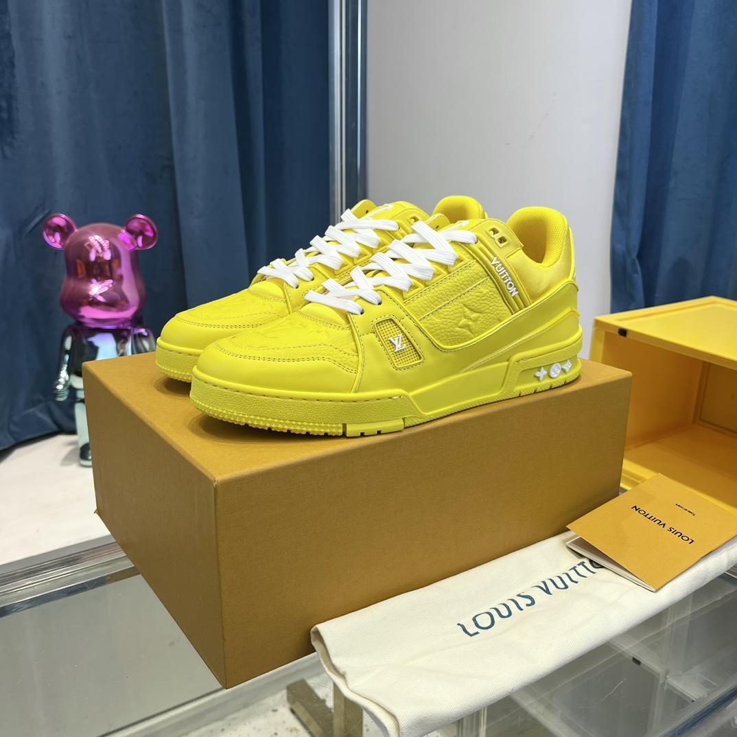 Louis Vuitton Trainer Sneaker (Upon UK Size) - FashionPlug