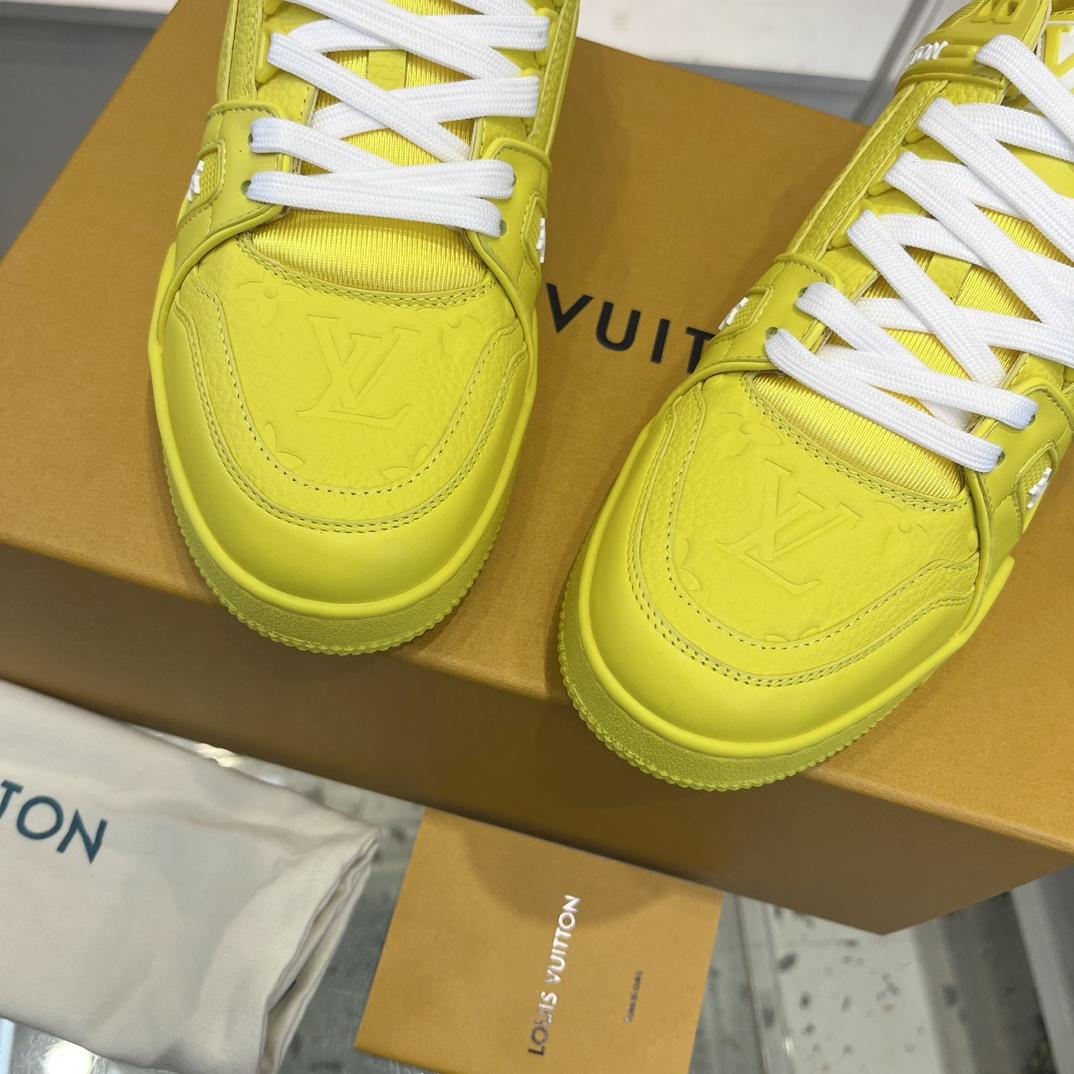 Louis Vuitton Trainer Sneaker (Upon UK Size) - FashionPlug