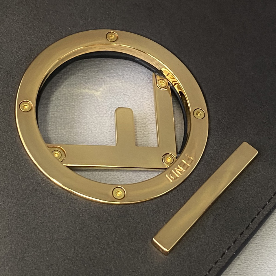 Fendi FF Logo Bottom Shoulder Bag(26cm) - FashionPlug