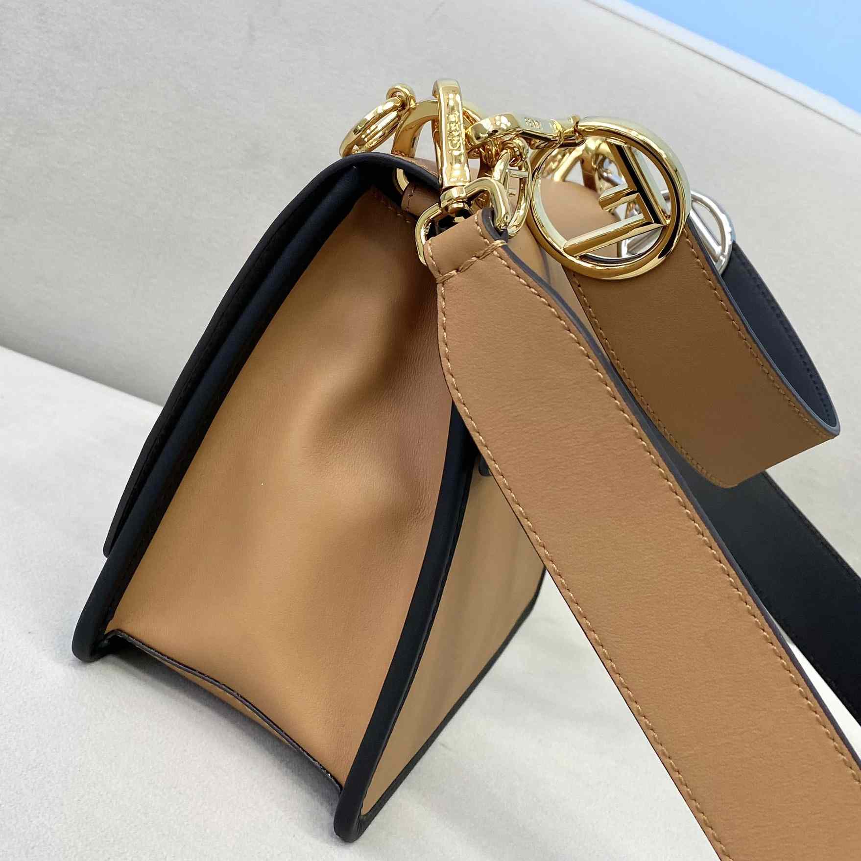 Fendi FF Logo Bottom Shoulder Bag(26cm) - FashionPlug