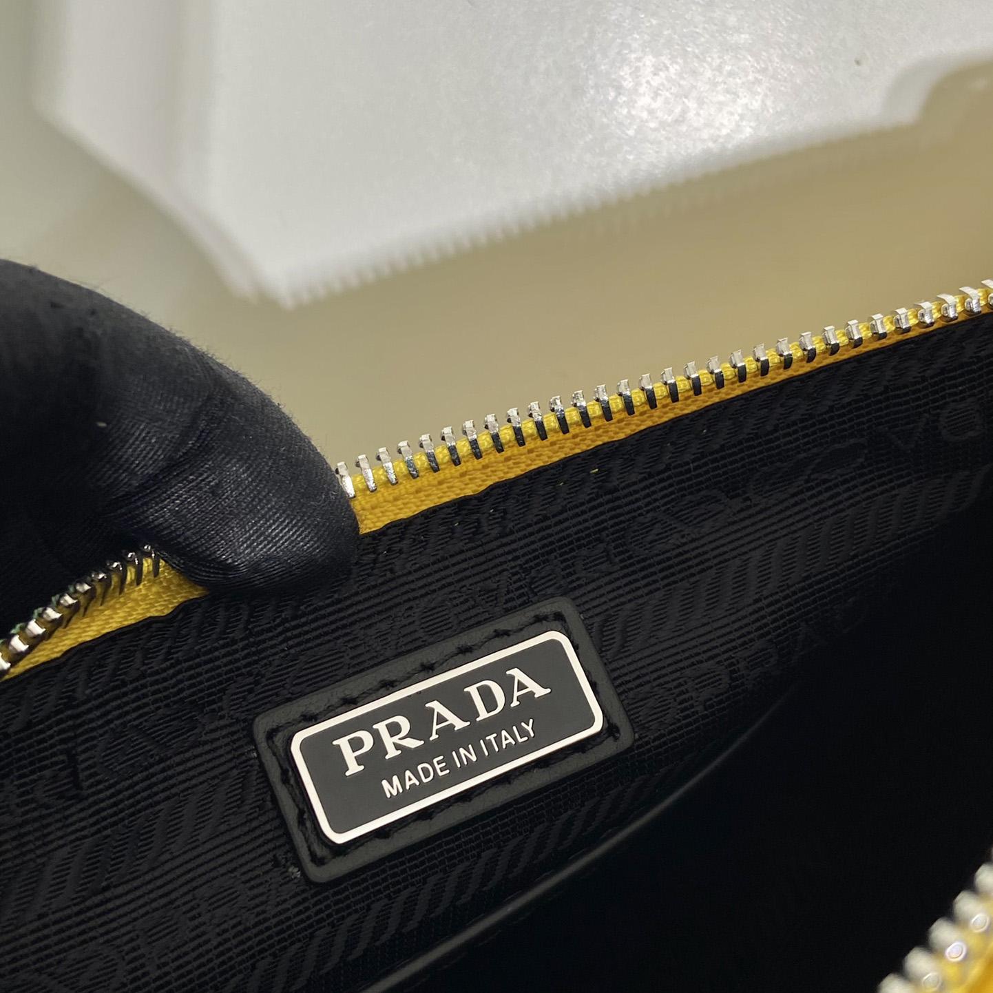 Prada Triangle Leather Bag - FashionPlug