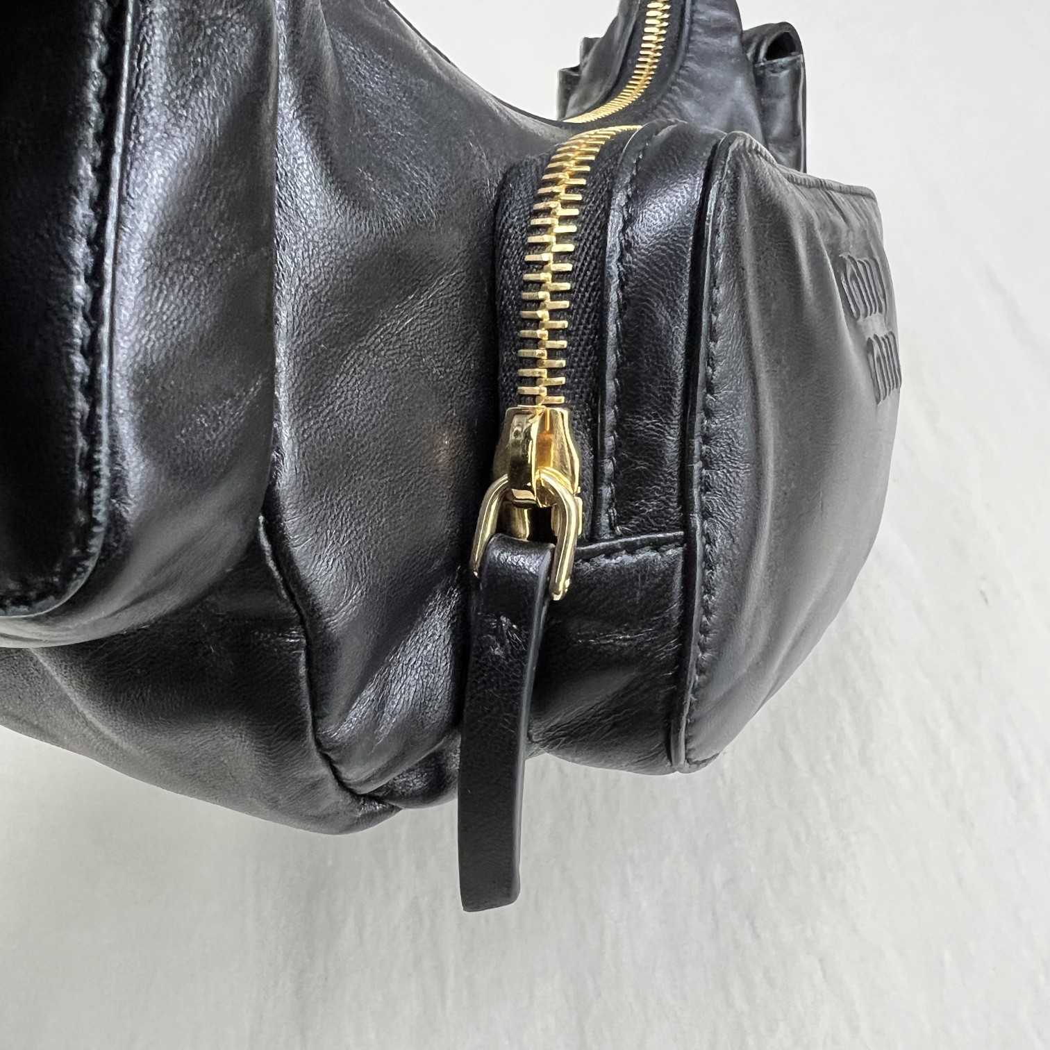 Miu Miu Nappa Leather Pocket Bag - FashionPlug