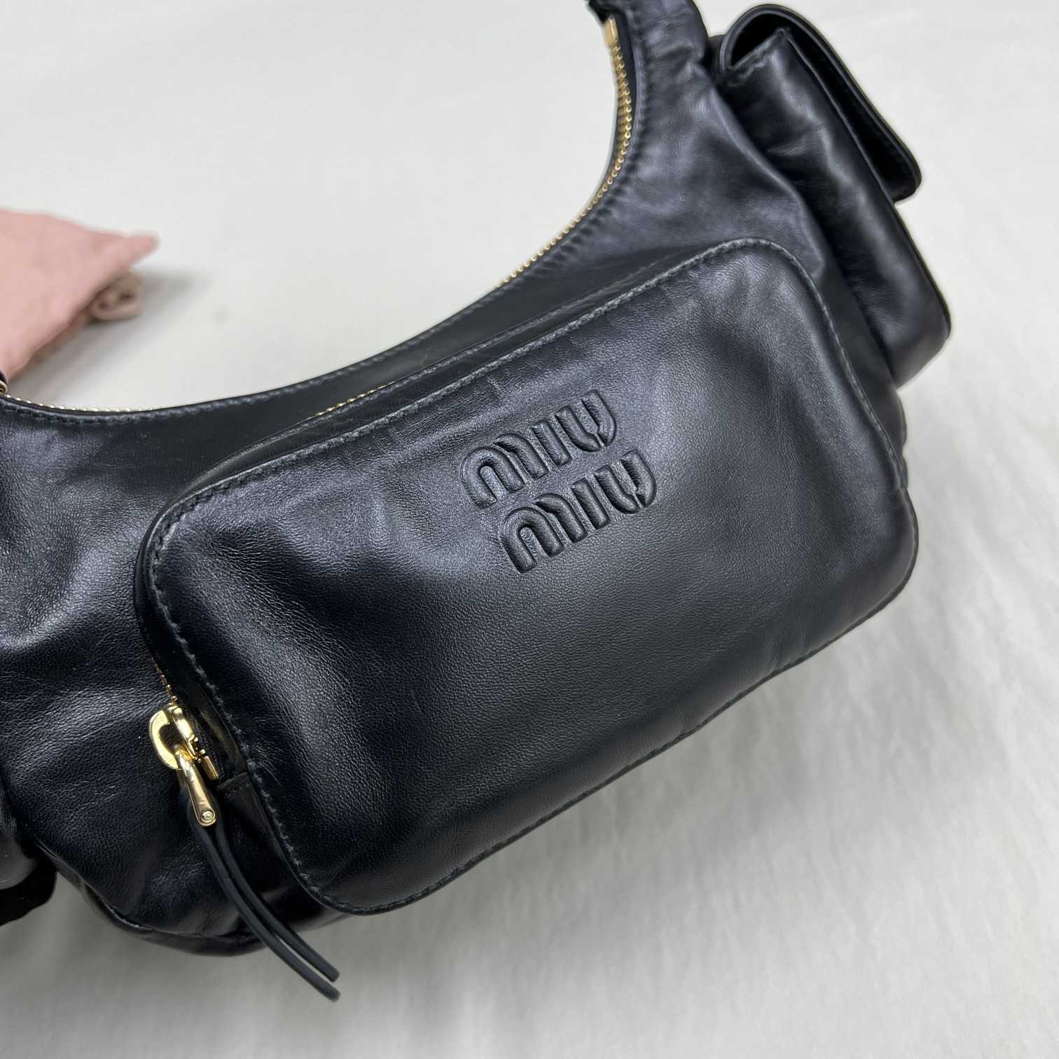 Miu Miu Nappa Leather Pocket Bag - FashionPlug