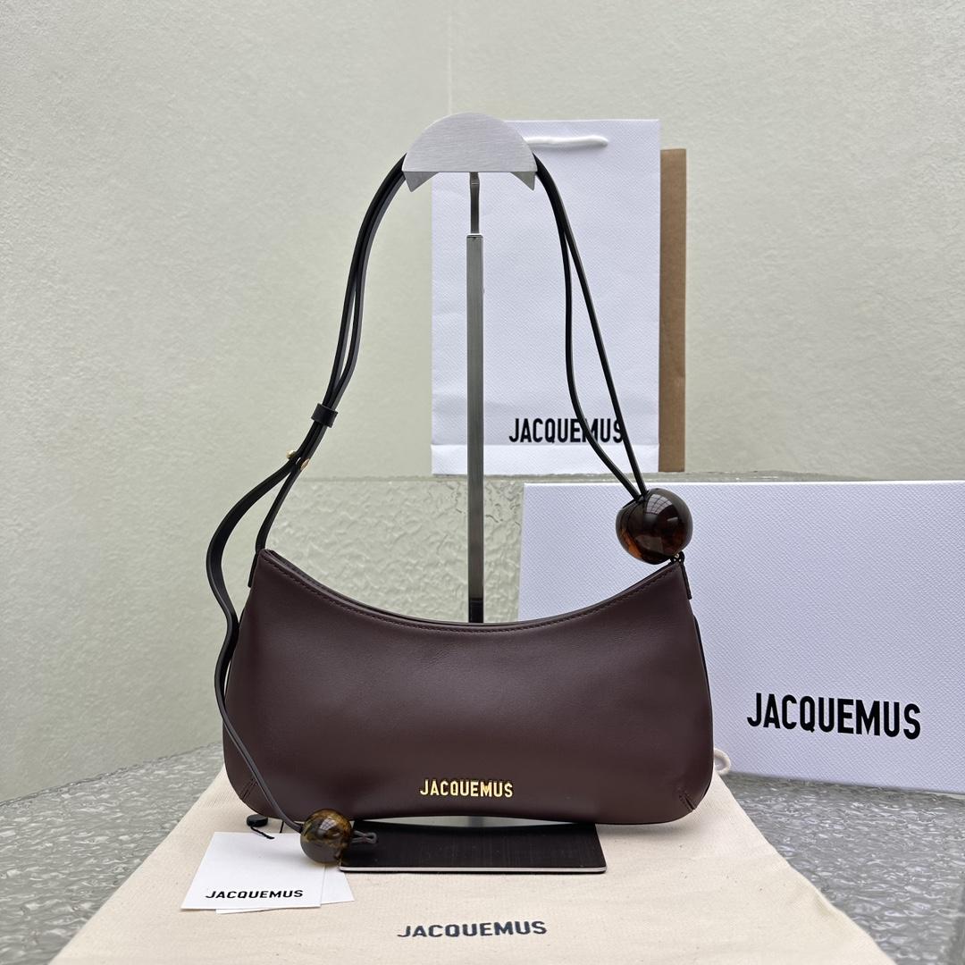 Jacquemus Le Bisou Perle Beaded Shoulder Bag - FashionPlug