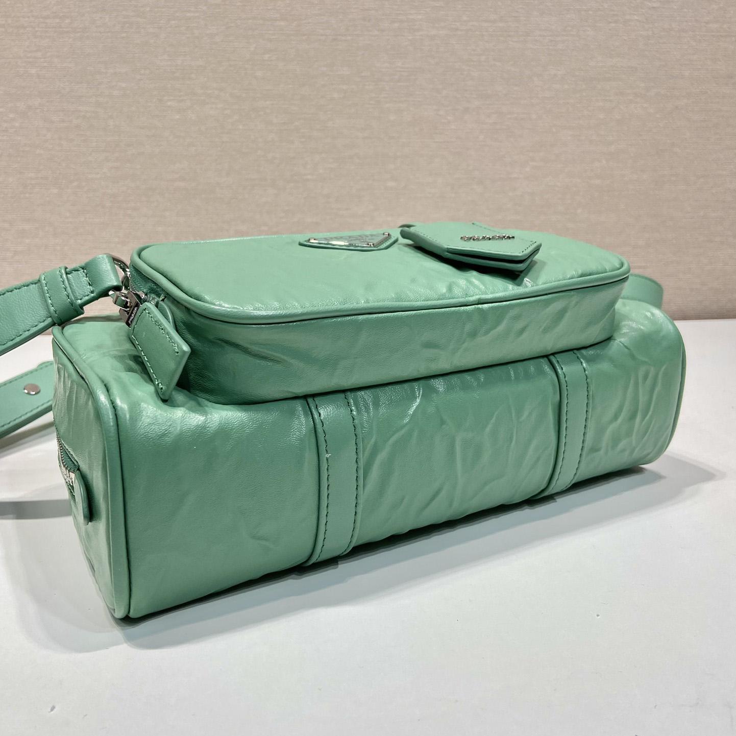 Prada Antique Nappa Leather Multi-pocket Top-handle Bag - FashionPlug