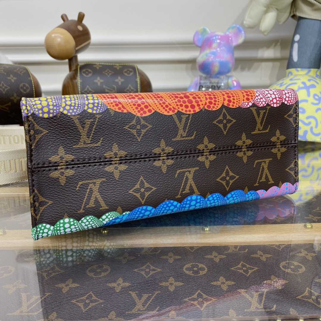 Louis Vuitton LV x YK OnTheGo PM (25*19*11.5cm) M46467 - FashionPlug