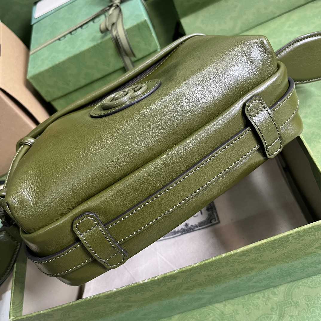 Gucci Shoulder Bag With Tonal Double G(23.5-15.5-8cm) - FashionPlug