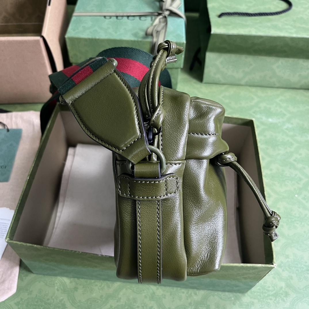 Gucci Shoulder Bag With Tonal Double G(23.5-15.5-8cm) - FashionPlug