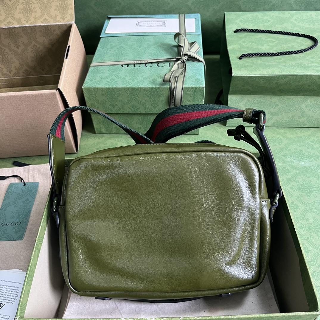 Gucci Shoulder Bag With Tonal Double G(23.5-15.5-8cm) - FashionPlug