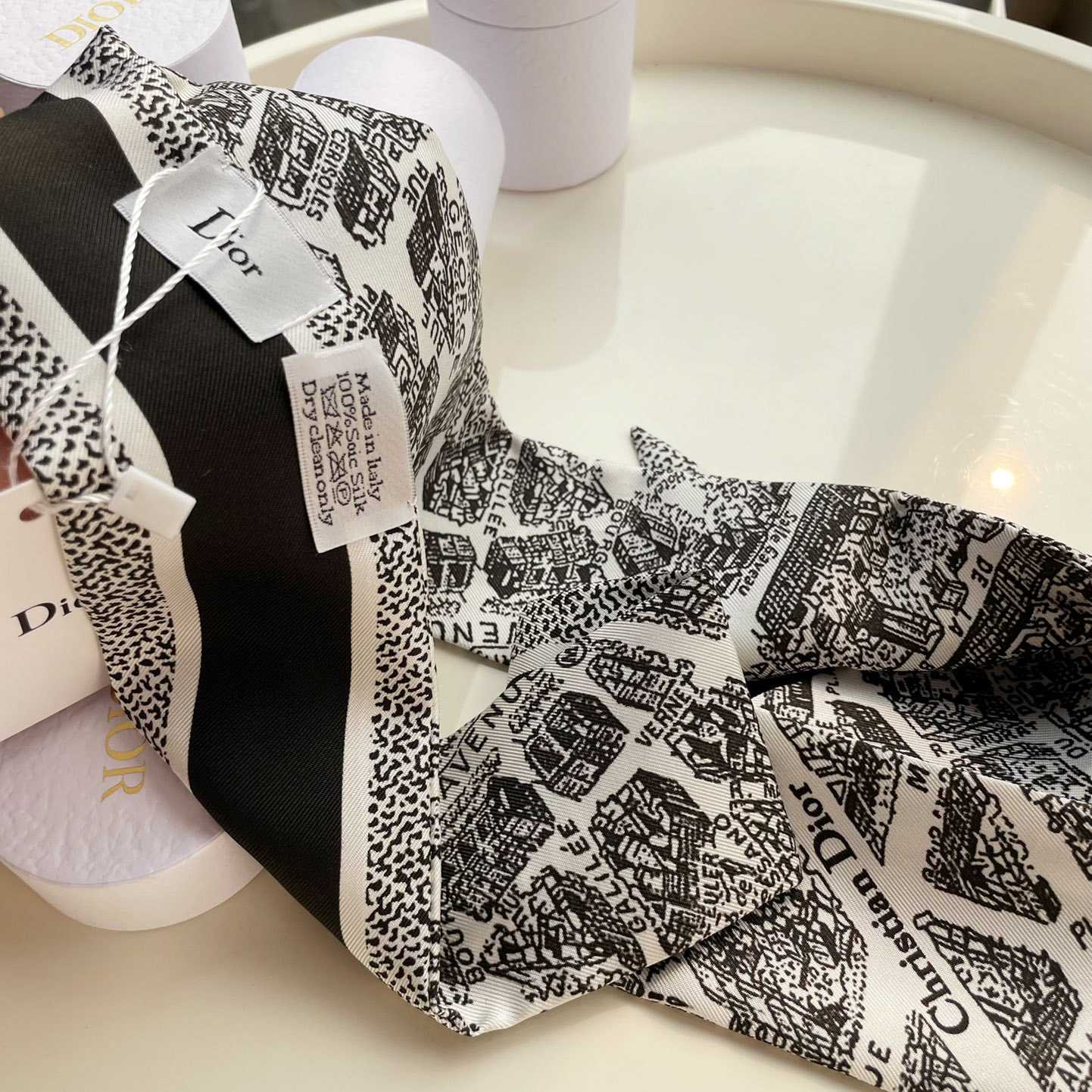 Dior Plan de Paris Mitzah Scarf  - FashionPlug