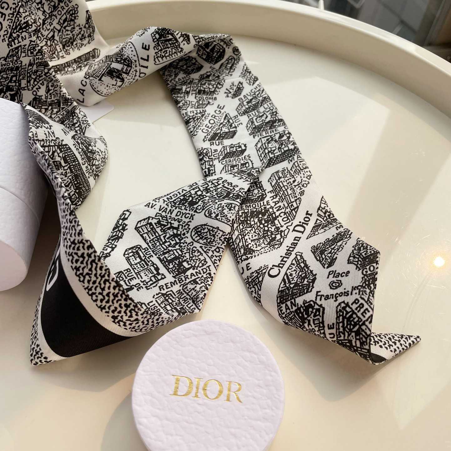 Dior Plan de Paris Mitzah Scarf  - FashionPlug
