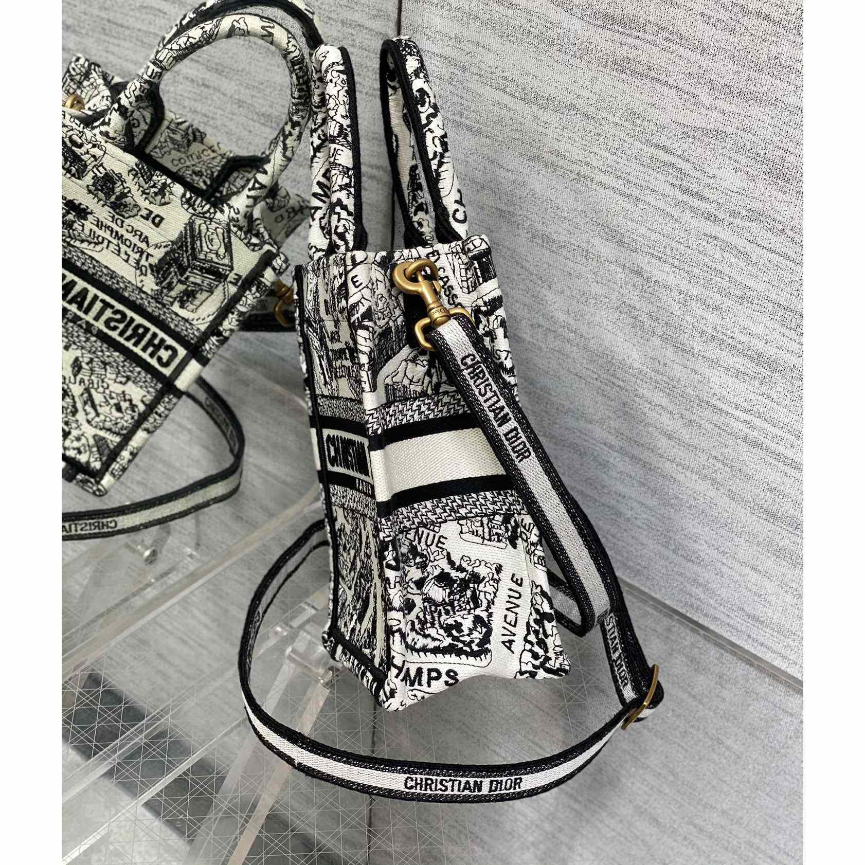 Dior Mini Dior Book Tote Phone Bag - FashionPlug