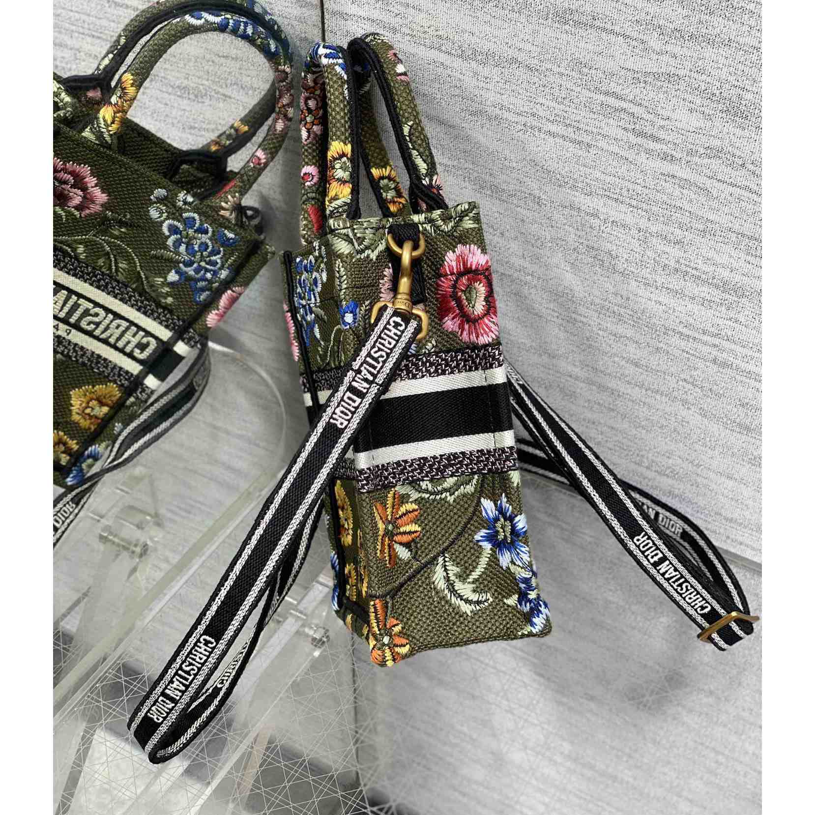 Dior Mini Dior Book Tote Phone Bag - FashionPlug