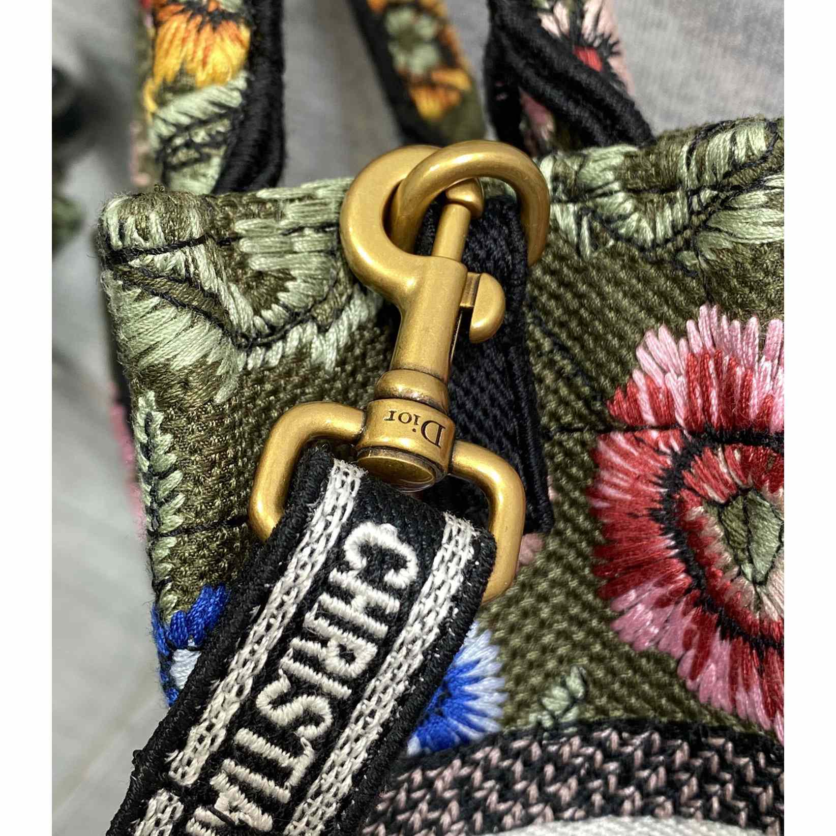 Dior Mini Dior Book Tote Phone Bag - FashionPlug