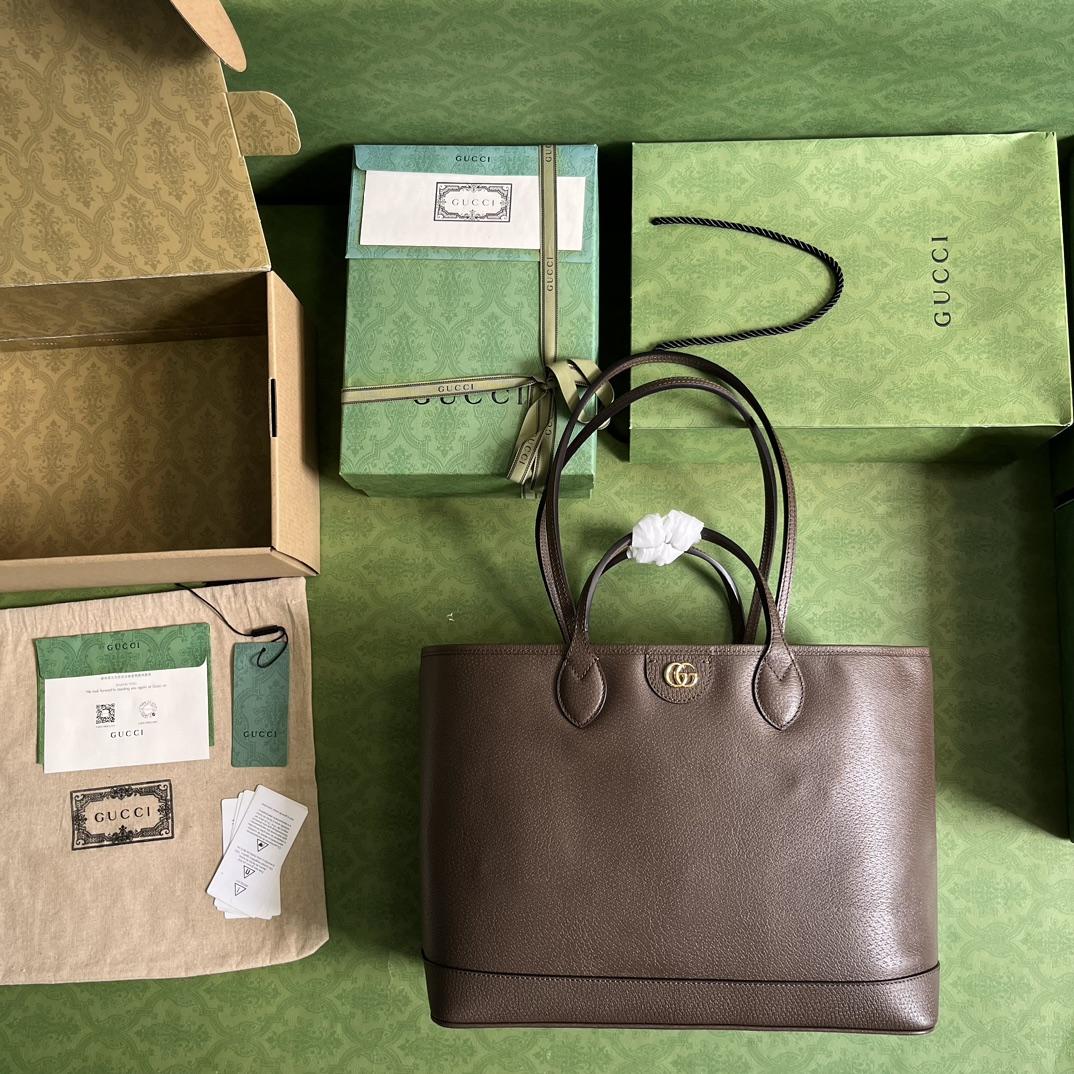 Gucci Ophidia Medium Tote Bag(38.5-28.5-15cm) - FashionPlug