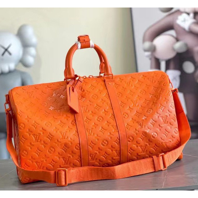 Louis Vuitton Keepall Bandouliere 50 Bag Taurillon Monogram   M20963 - FashionPlug