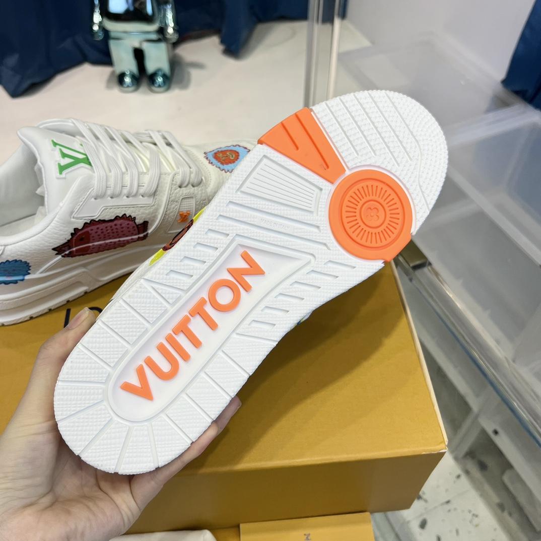 Louis Vuitton LV x YK LV Trainer Sneaker  (upon uk size)      1ABD3I - FashionPlug