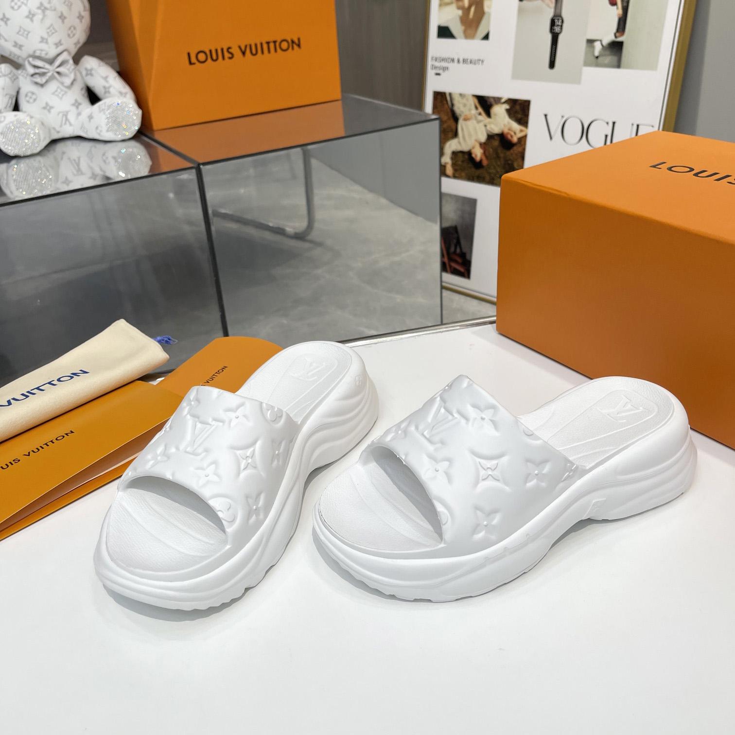 Louis Vuitton Pool 55 Flat Comfort Mule     1AB3FW - FashionPlug