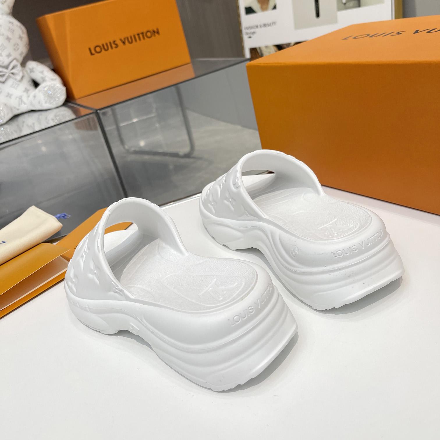 Louis Vuitton Pool 55 Flat Comfort Mule     1AB3FW - FashionPlug