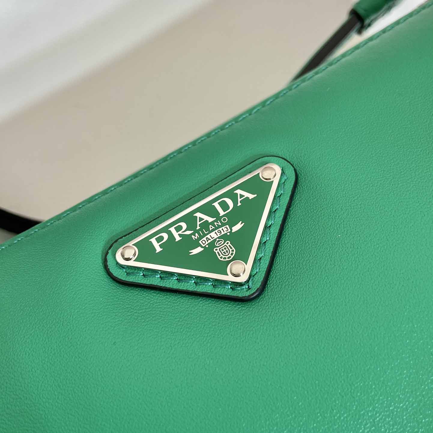 Prada Triangle Leather Bag - FashionPlug