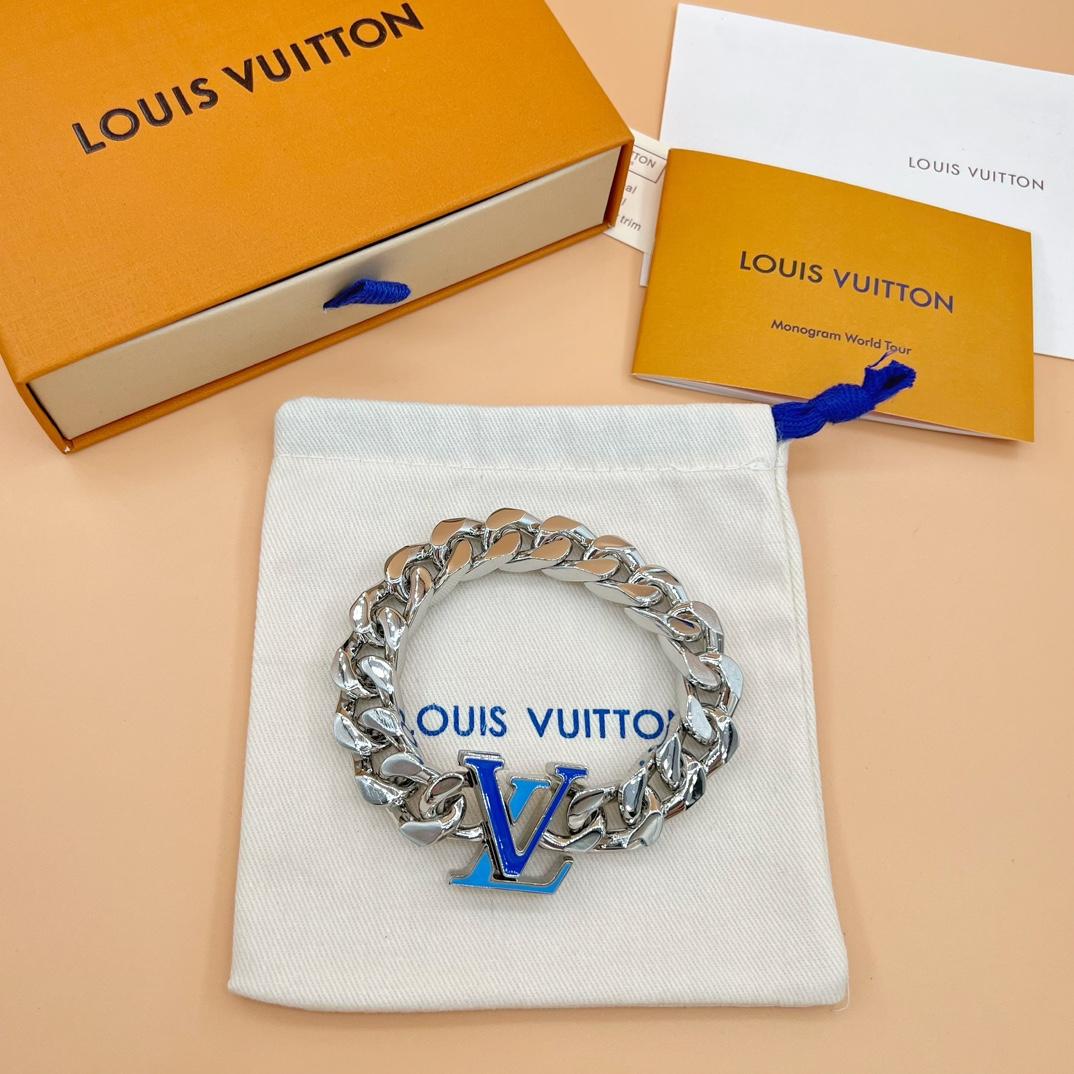 Louis Vuitton LV Chain Bracelet   M0919L - FashionPlug
