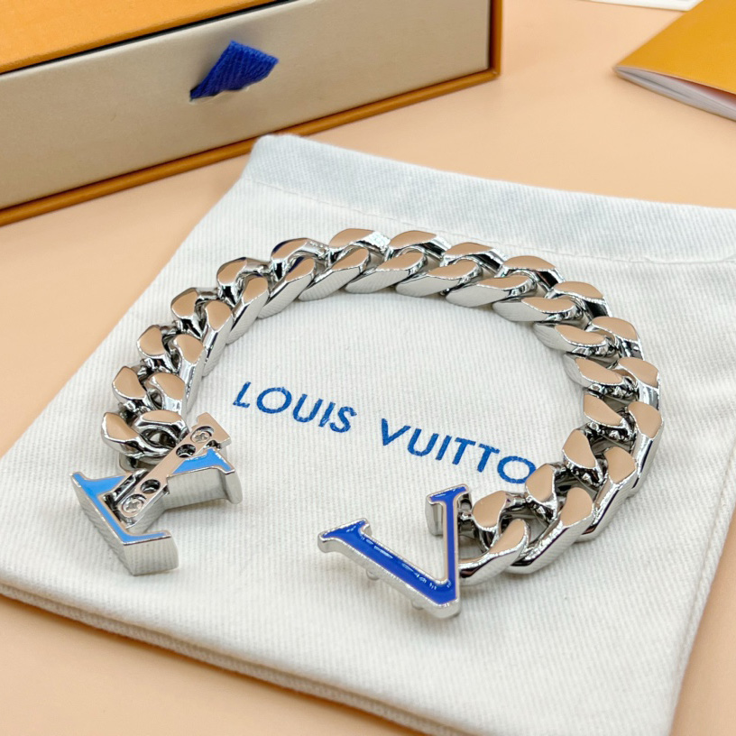 Louis Vuitton LV Chain Bracelet   M0919L - FashionPlug