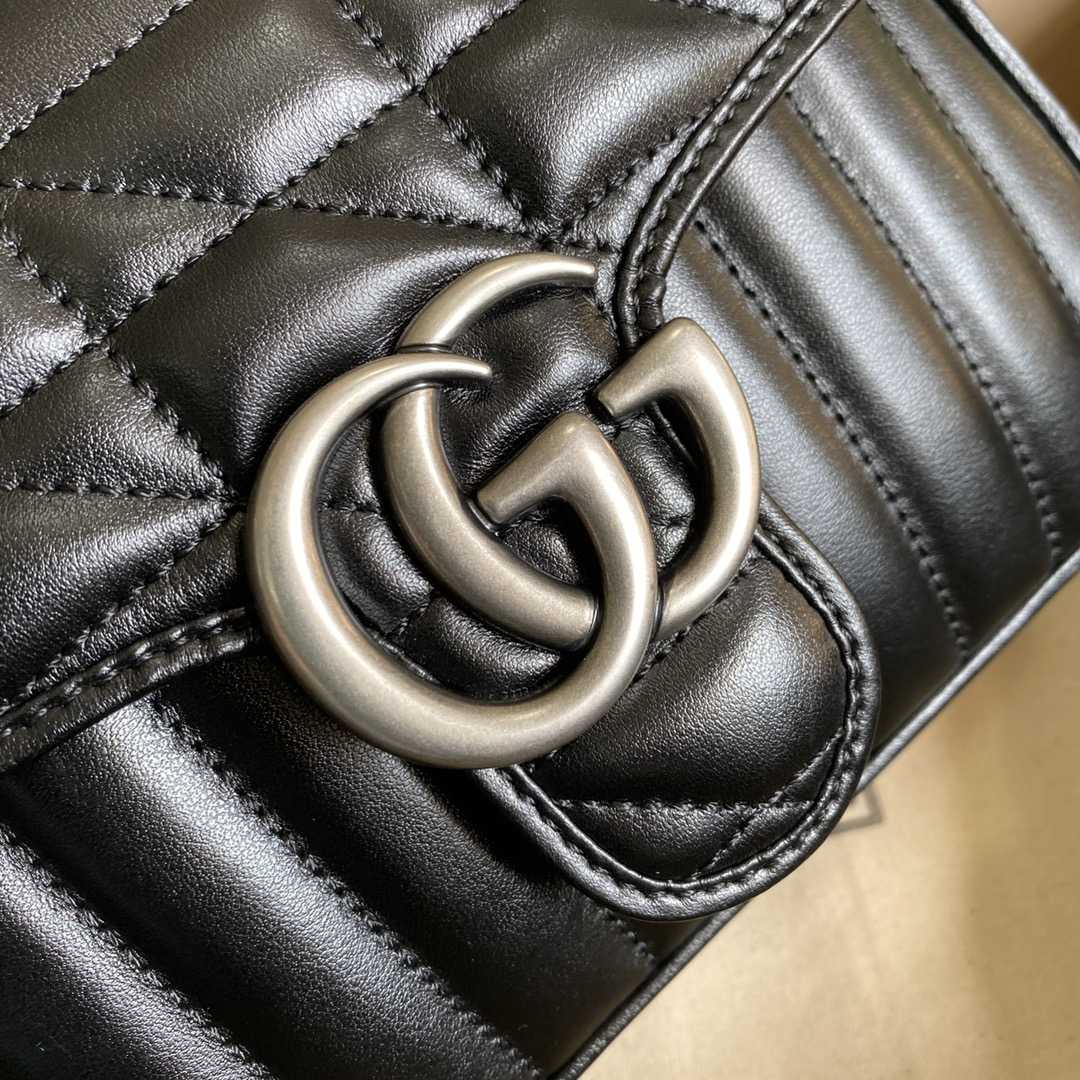 Gucci GG Marmont Mini Top Handle Bag(21*15.5*8cm) - FashionPlug