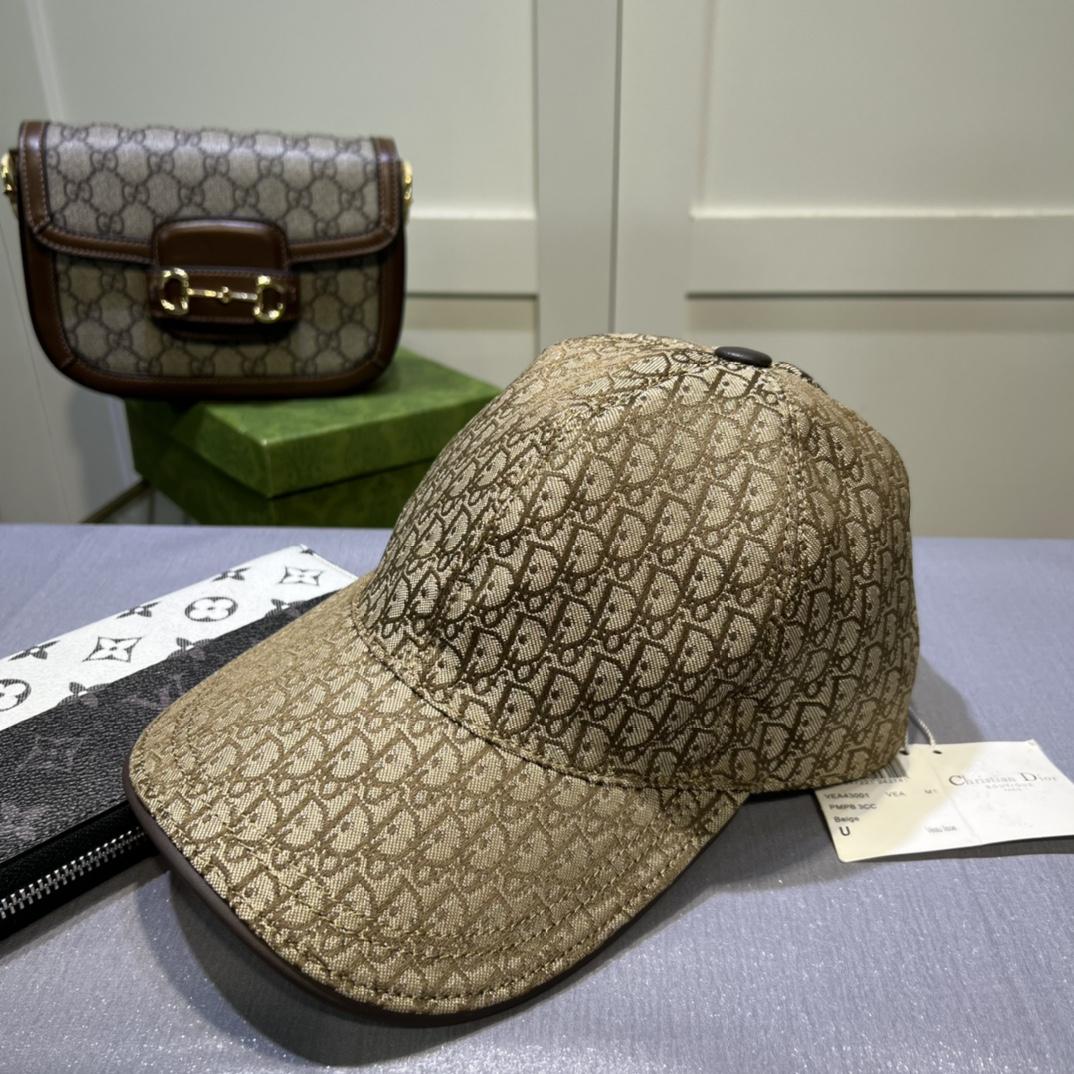 Dior Oblique Baseball Cap - FashionPlug