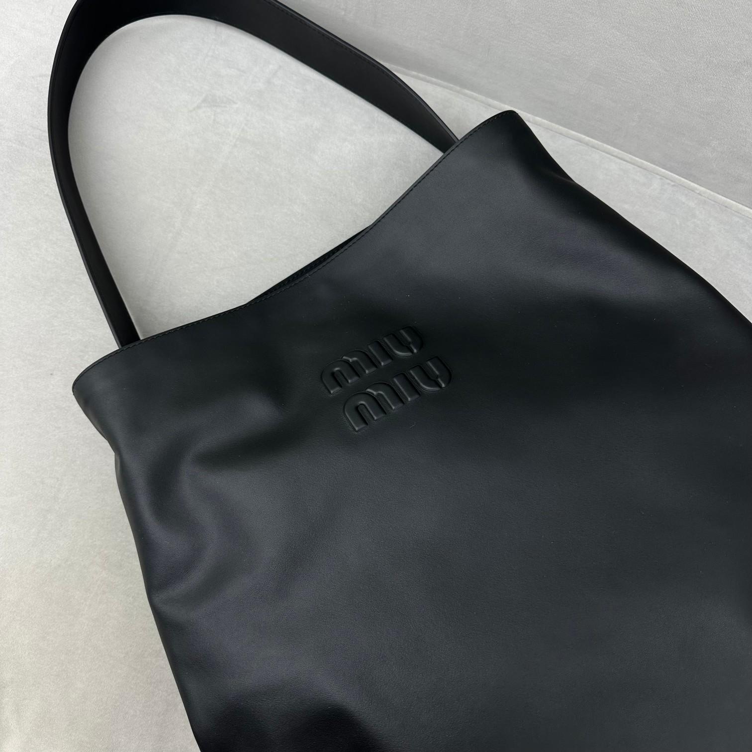 Miu Miu Leather Shoulder Bag  - FashionPlug