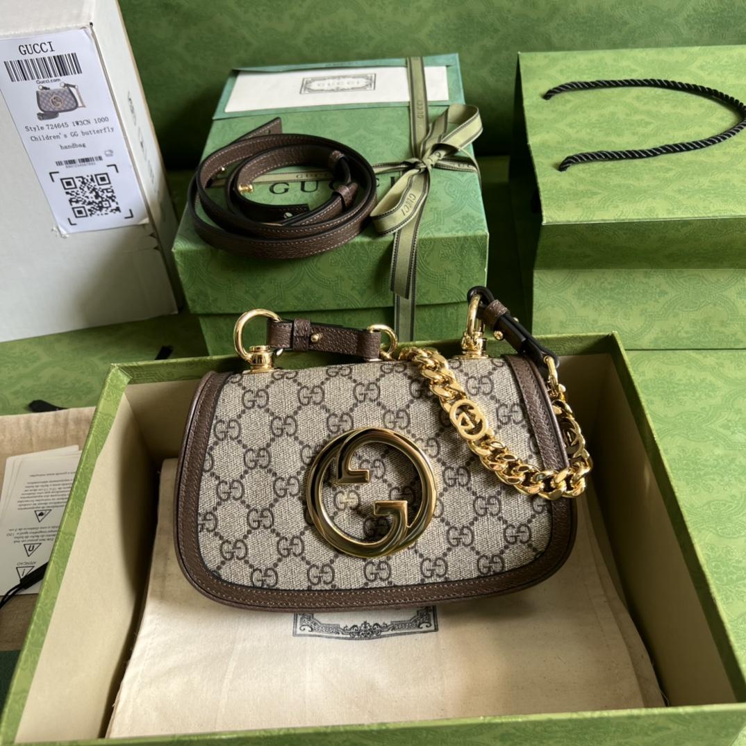 Gucci Blondie Mini Shoulder Bag(21*13.5*7cm) - FashionPlug