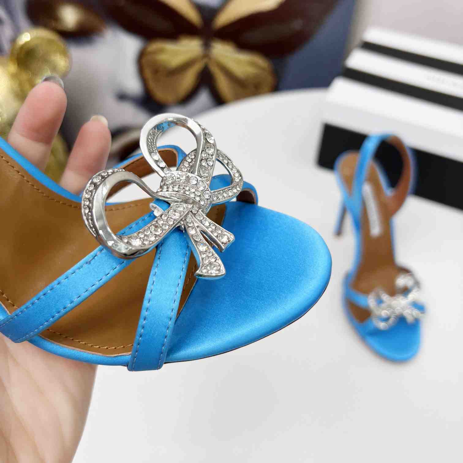 Aquazzura Babe Sandal 105 - FashionPlug