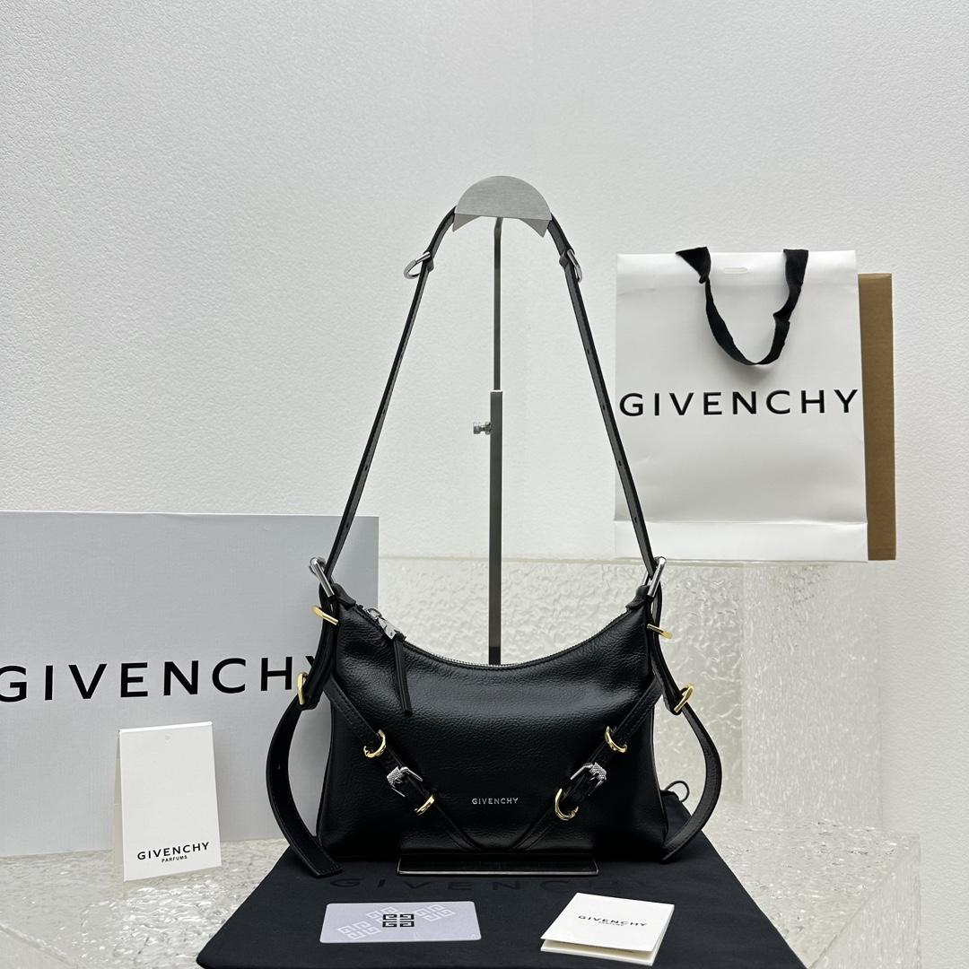 Givenchy Mini Voyou Bag In Leather(18-24-3.5cm) - FashionPlug