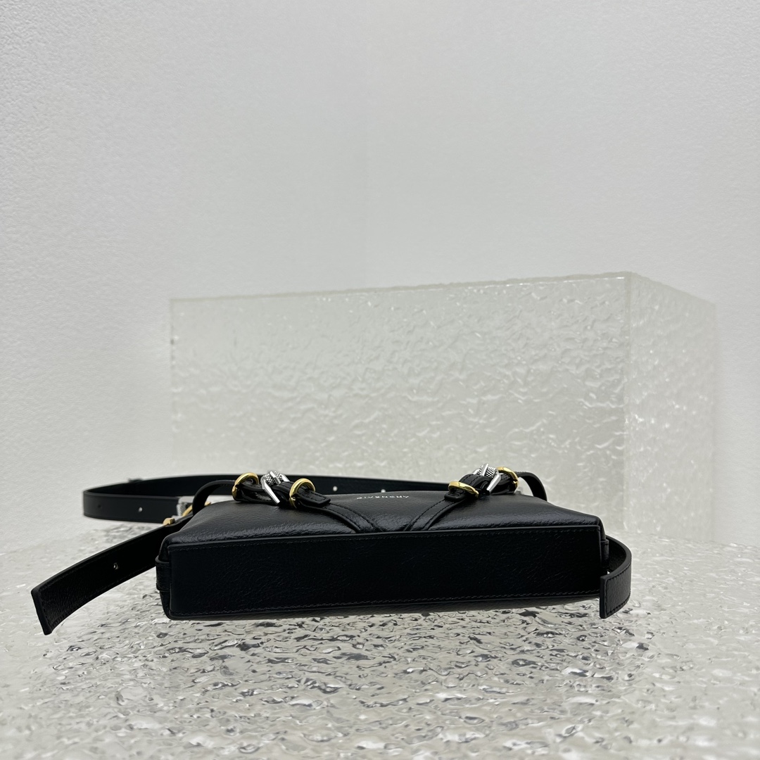 Givenchy Mini Voyou Bag In Leather(18-24-3.5cm) - FashionPlug