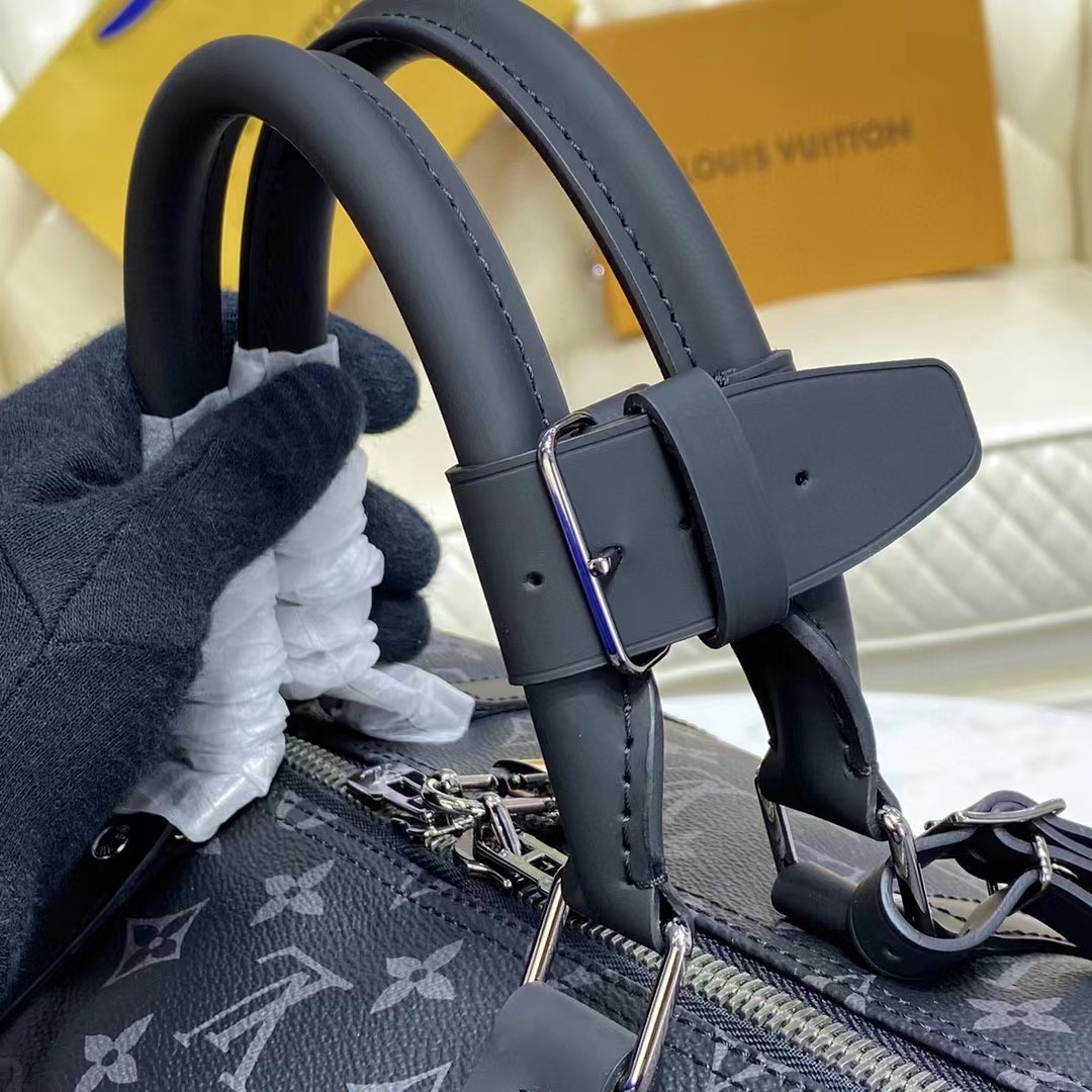 Louis Vuitton keepall 55 Monogram Eclipse(55-24-30CM) - FashionPlug