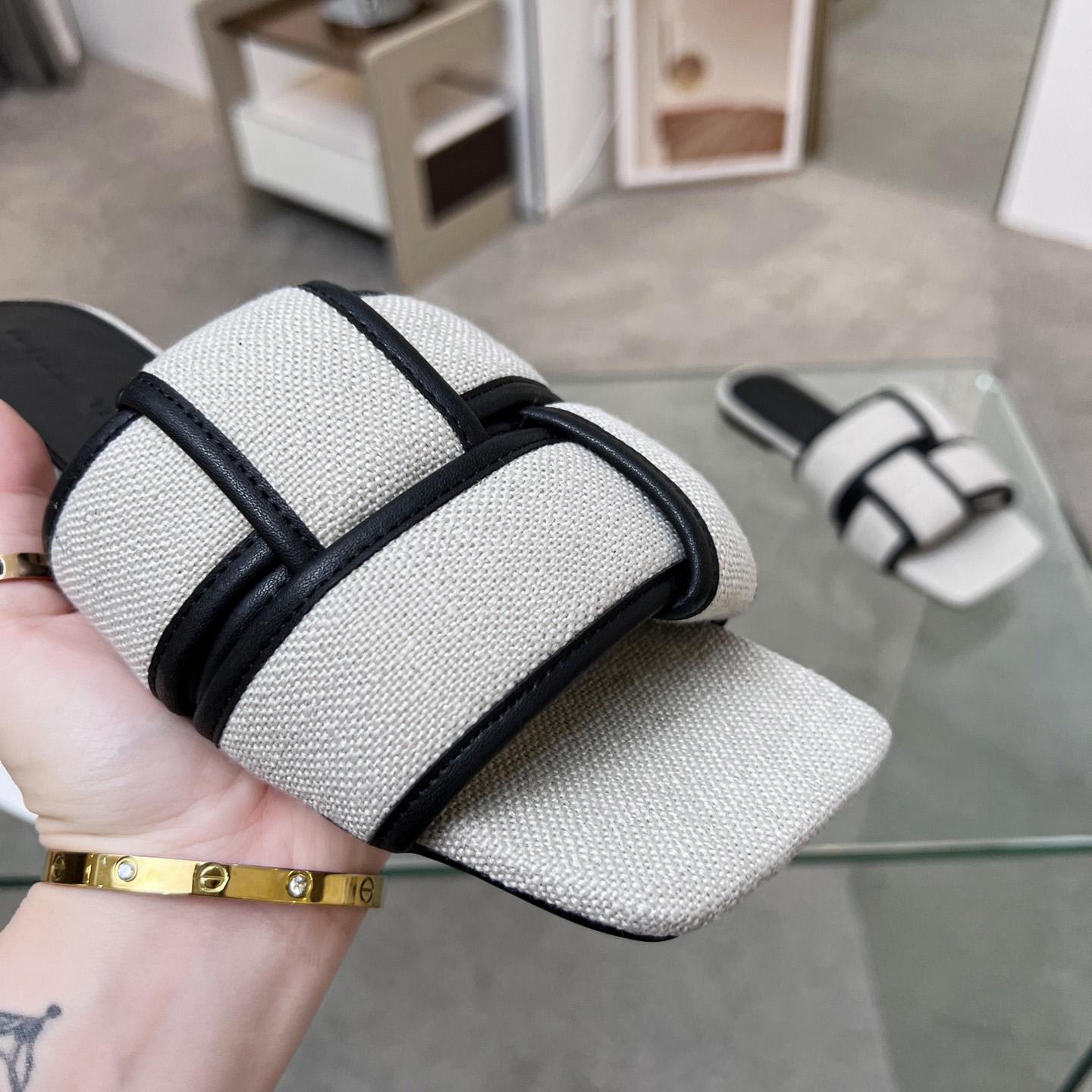 Bottega Veneta Patch Flat Mule - FashionPlug