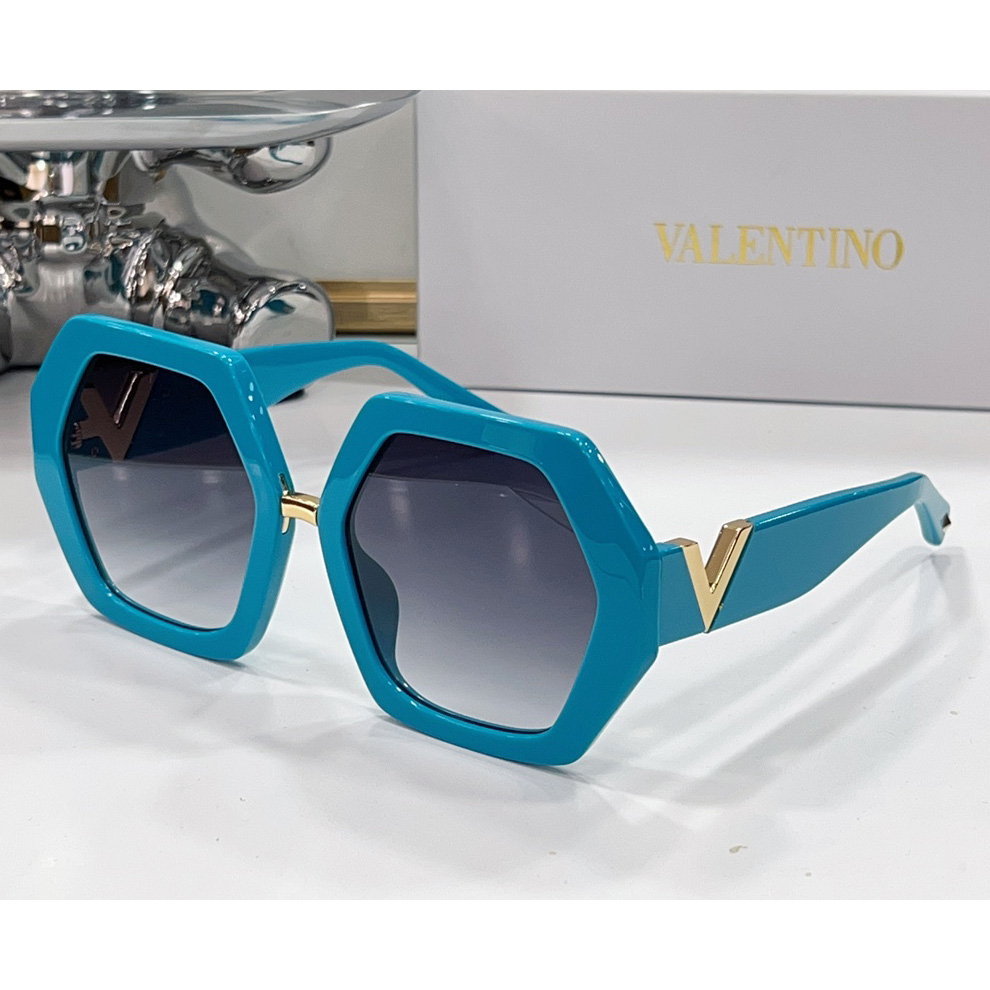 Valenti  VLOGO Hexagonal Oversized-frame Sunglasses  VA4053 - FashionPlug