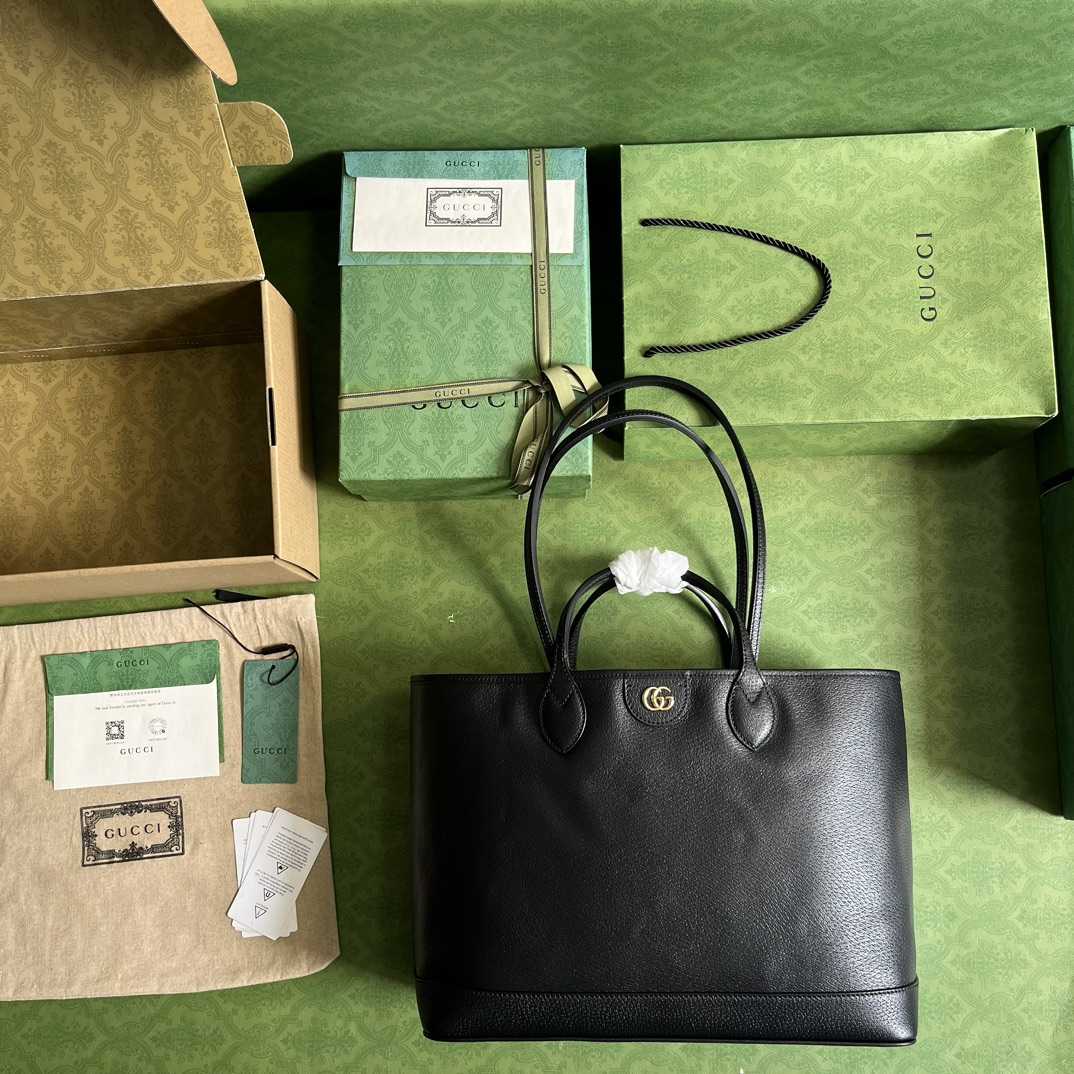 Gucci Ophidia Medium Tote Bag(38.5-28.5-15cm) - FashionPlug