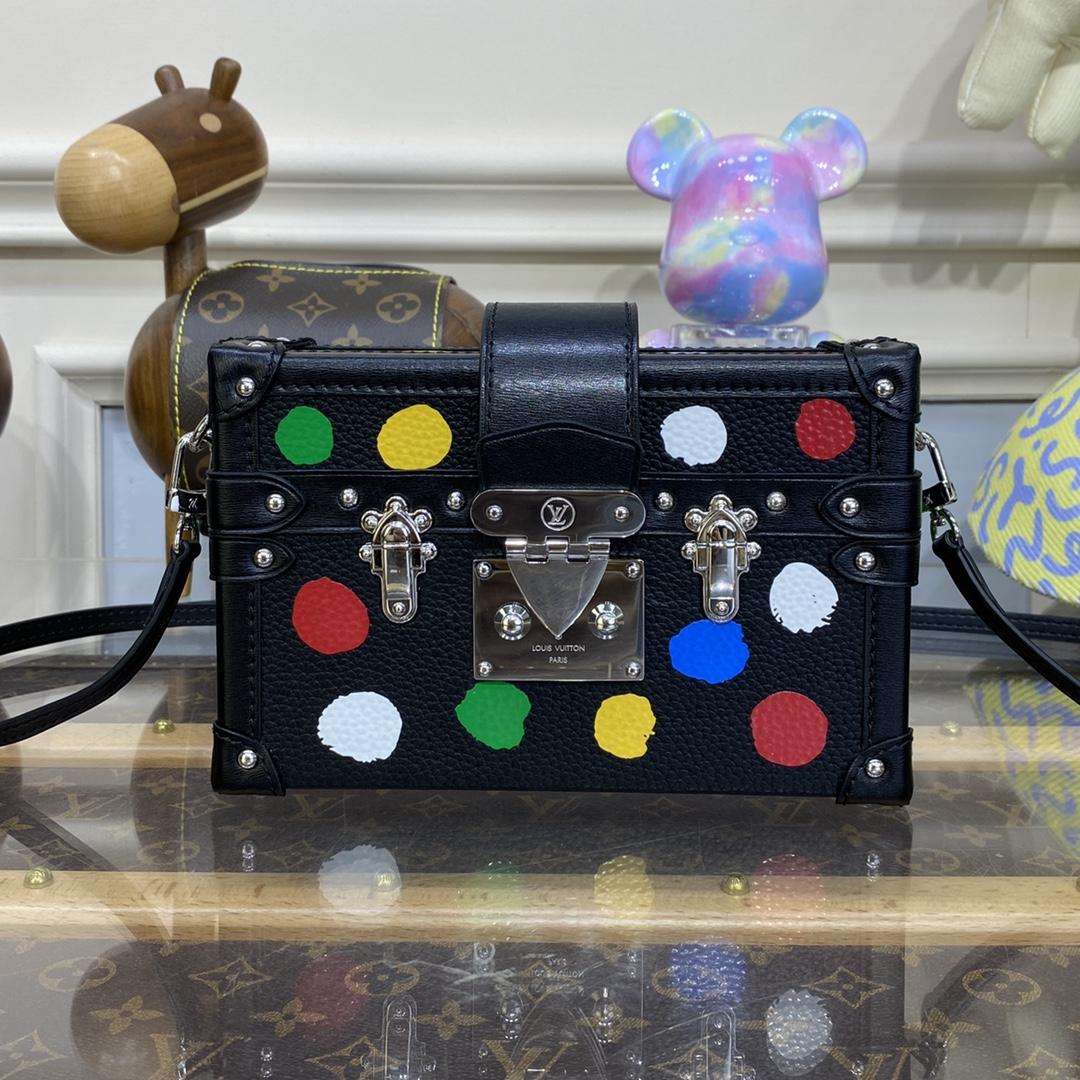 Louis Vuitton LV x YK Petite Malle (19.5*5*12.5CM)   M21621 - FashionPlug