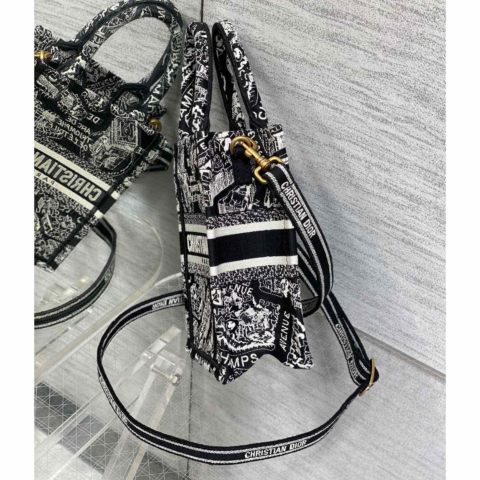 Dior Mini Dior Book Tote Phone Bag - FashionPlug